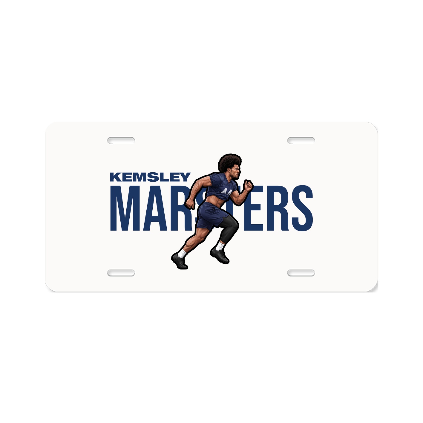 License Plate — Player Name in Classic