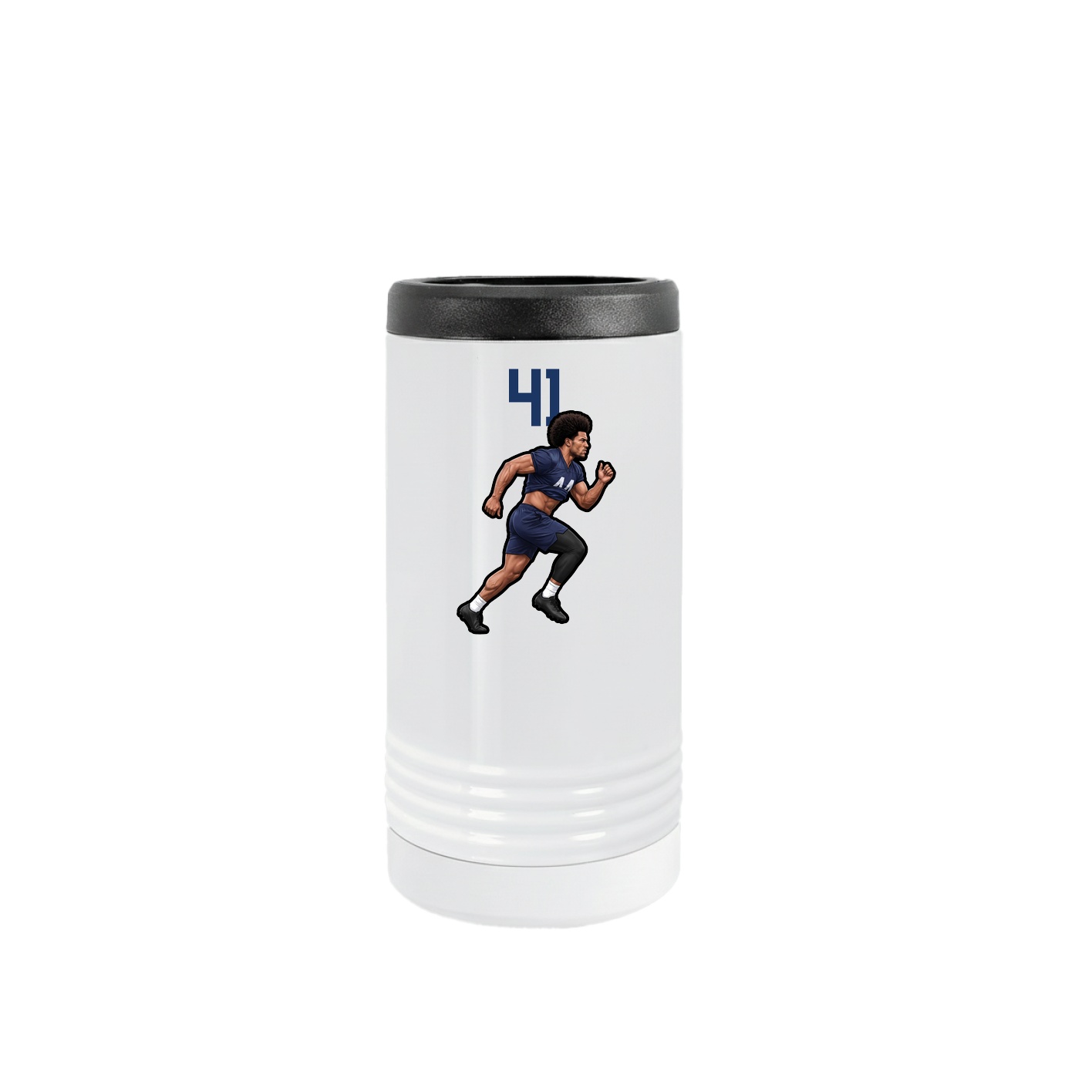 Slim Beverage Holder — Number Top in White