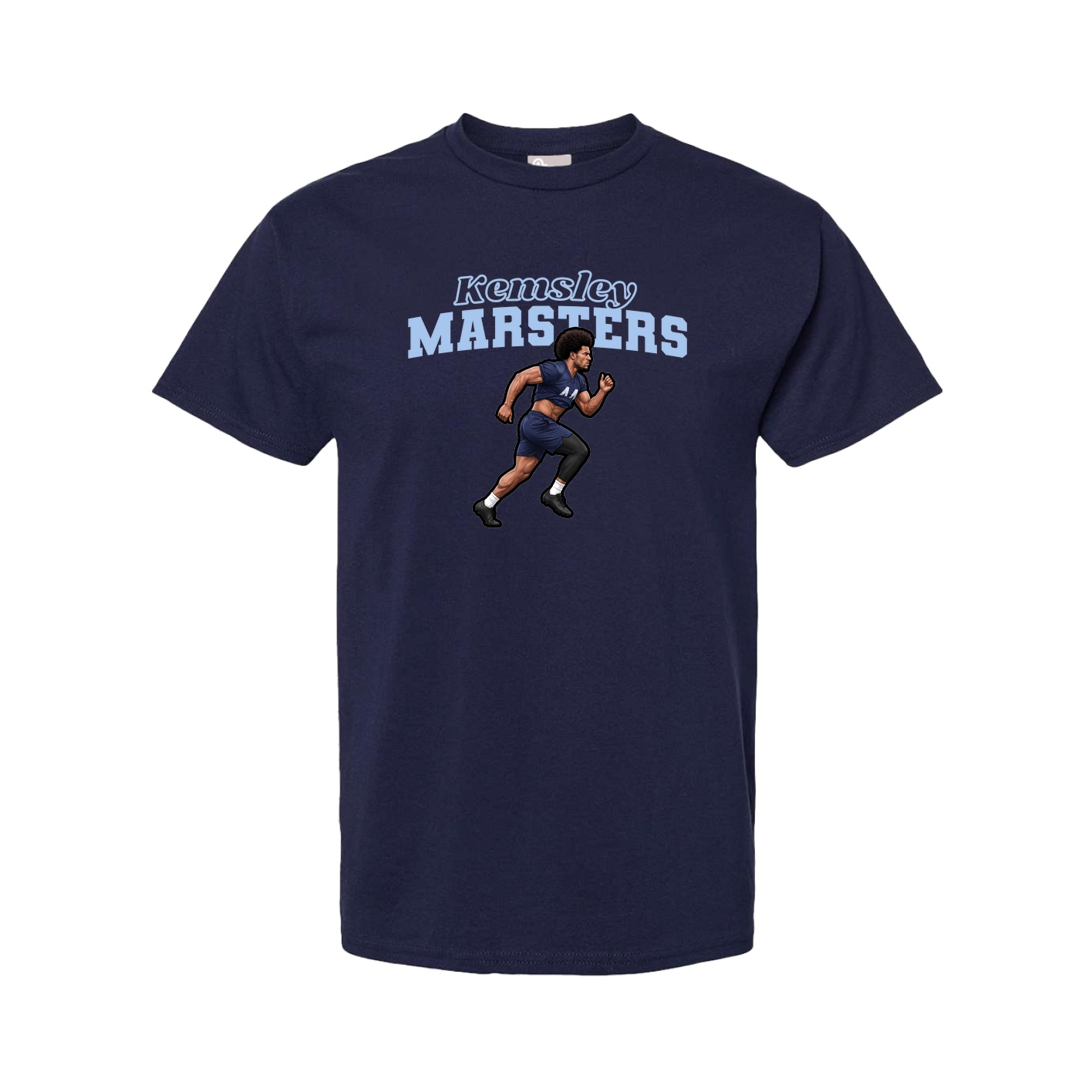 Youth Tee — Name Arch in Navy