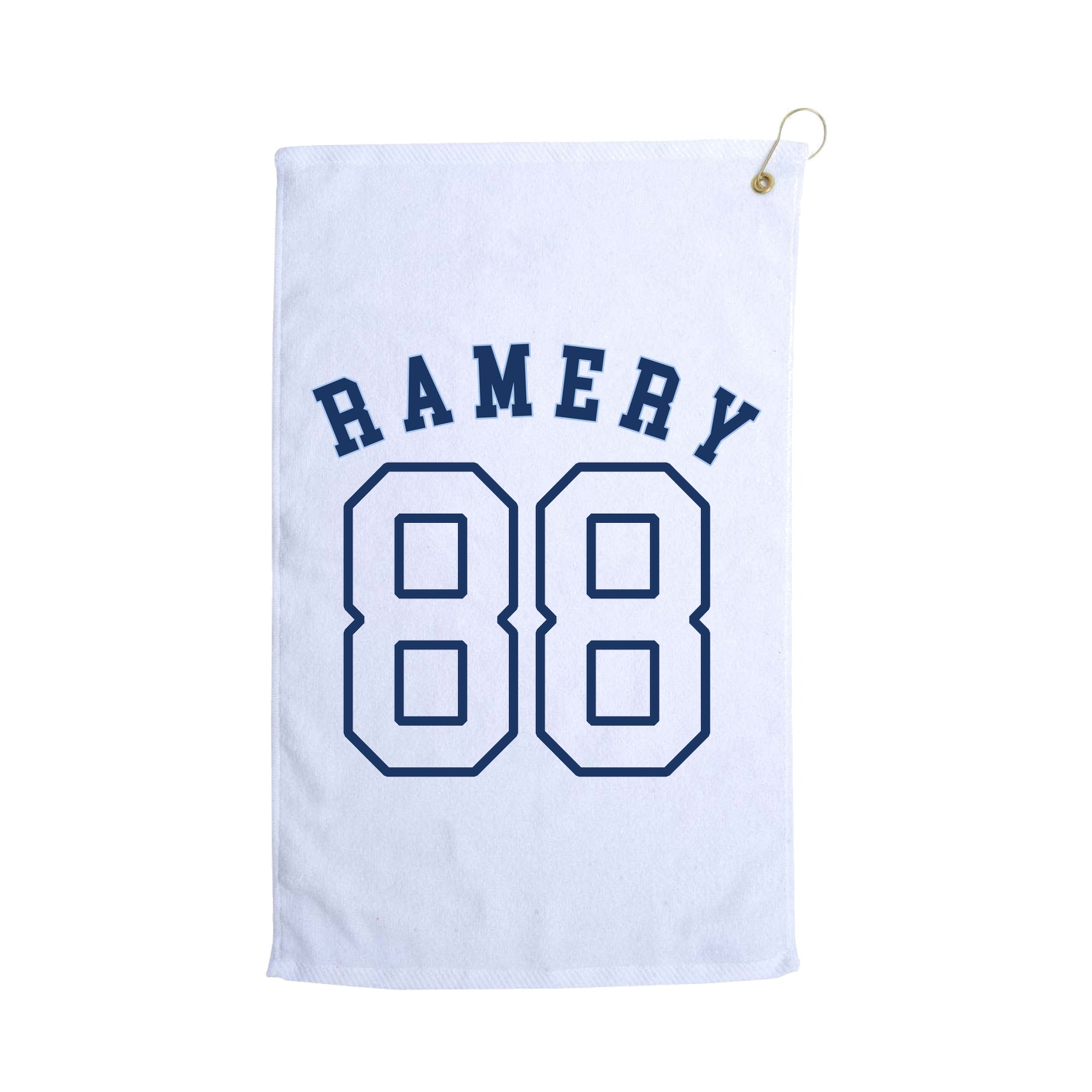 Golf Towel — Shirsey Arch in White