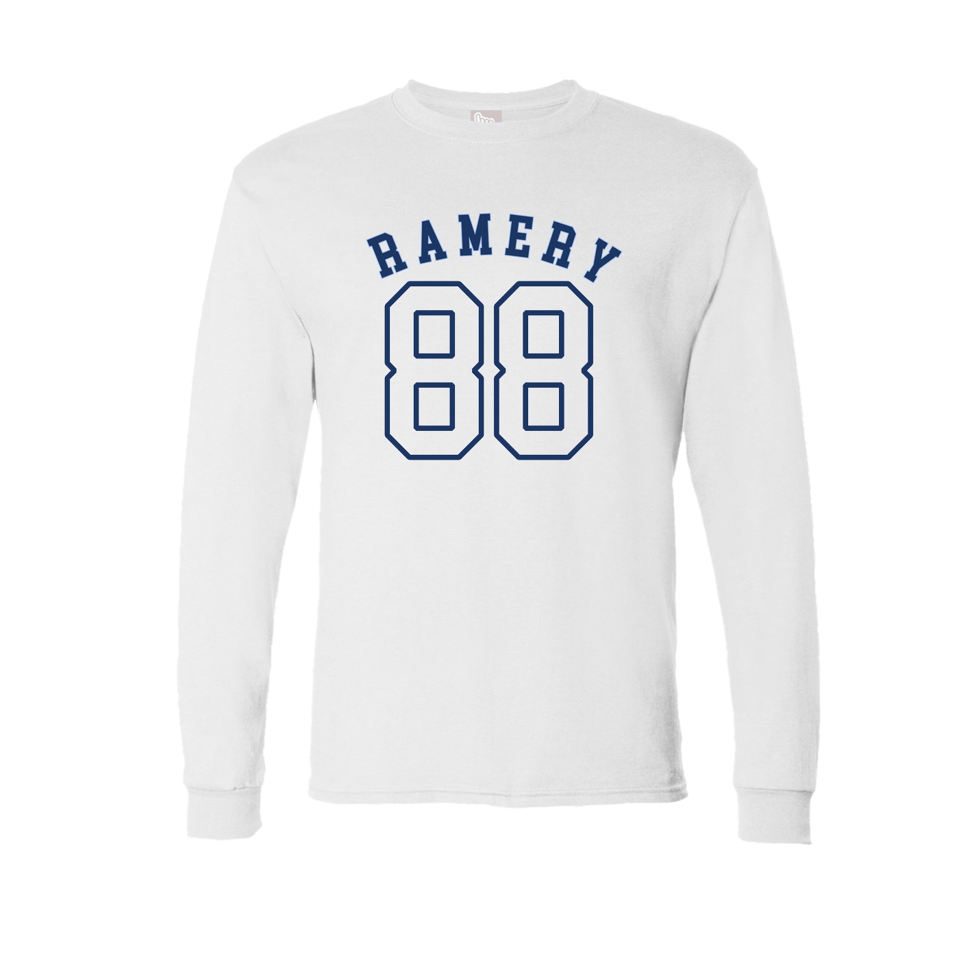 Long Sleeve Tee — Shirsey Arch in White