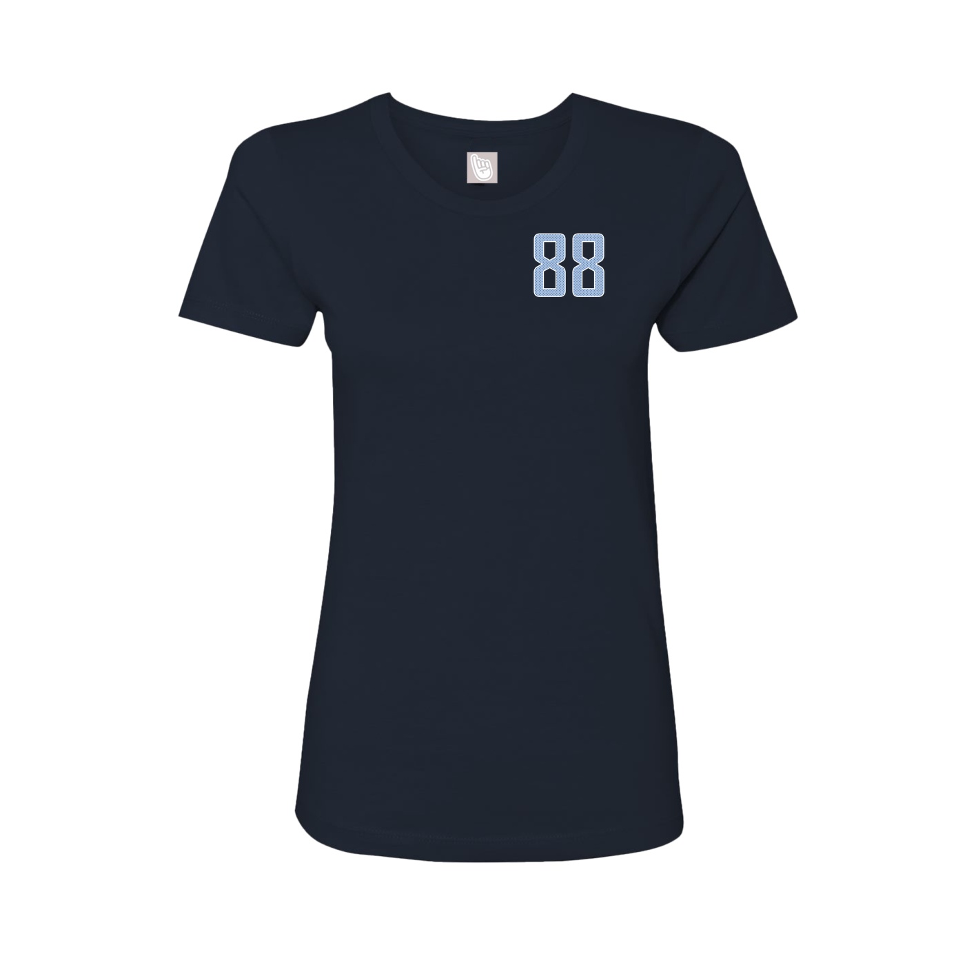 Fitted Women's Tee — Front Shirsy in Navy