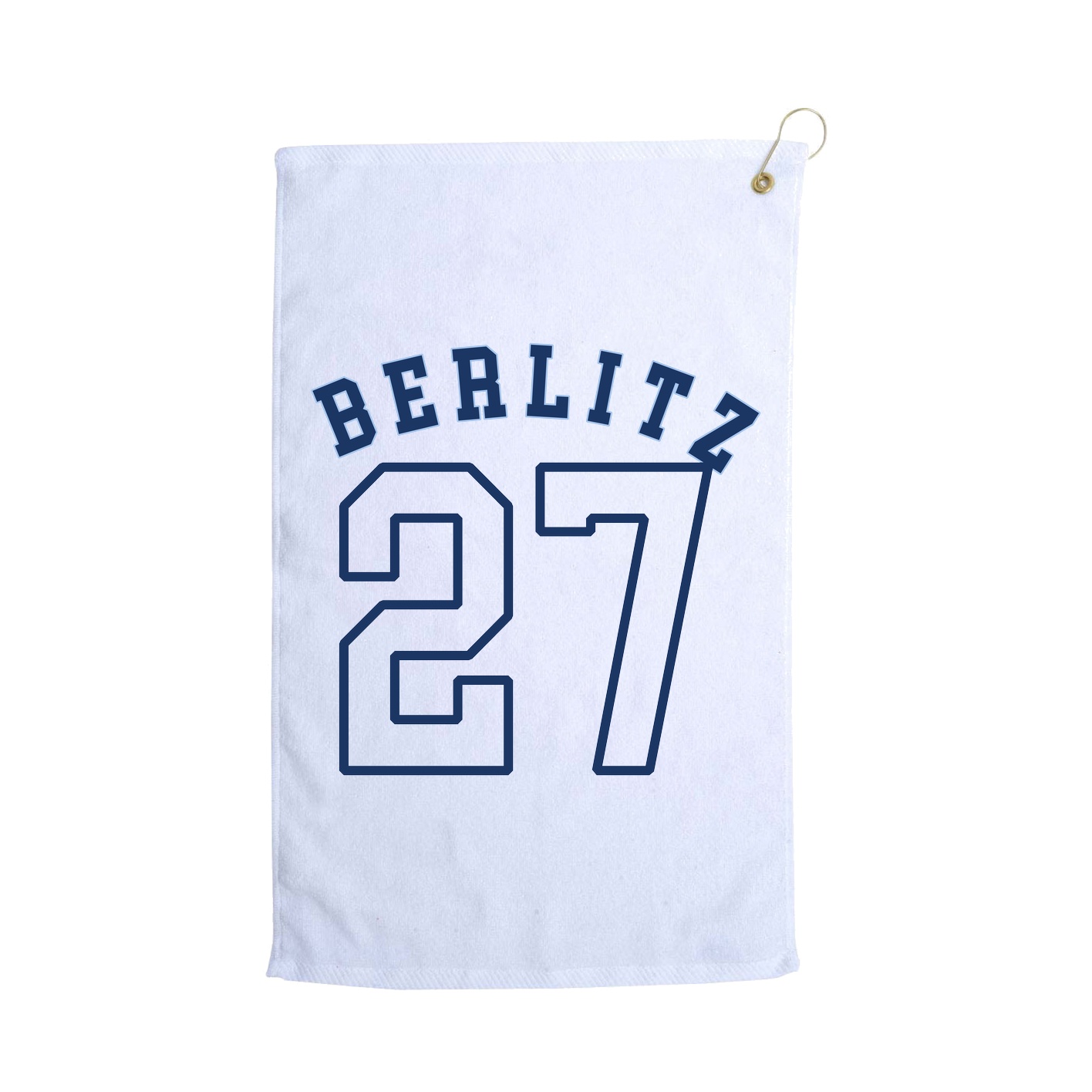 Golf Towel — Shirsey Arch in White