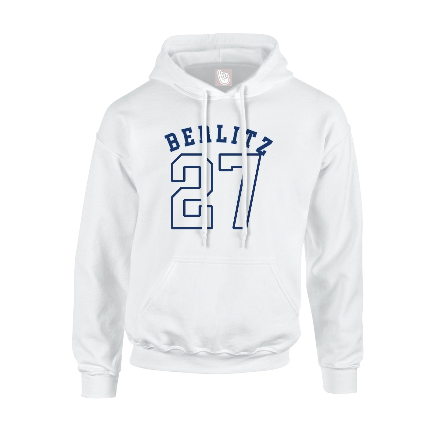 Hoodie — Shirsey Arch in White