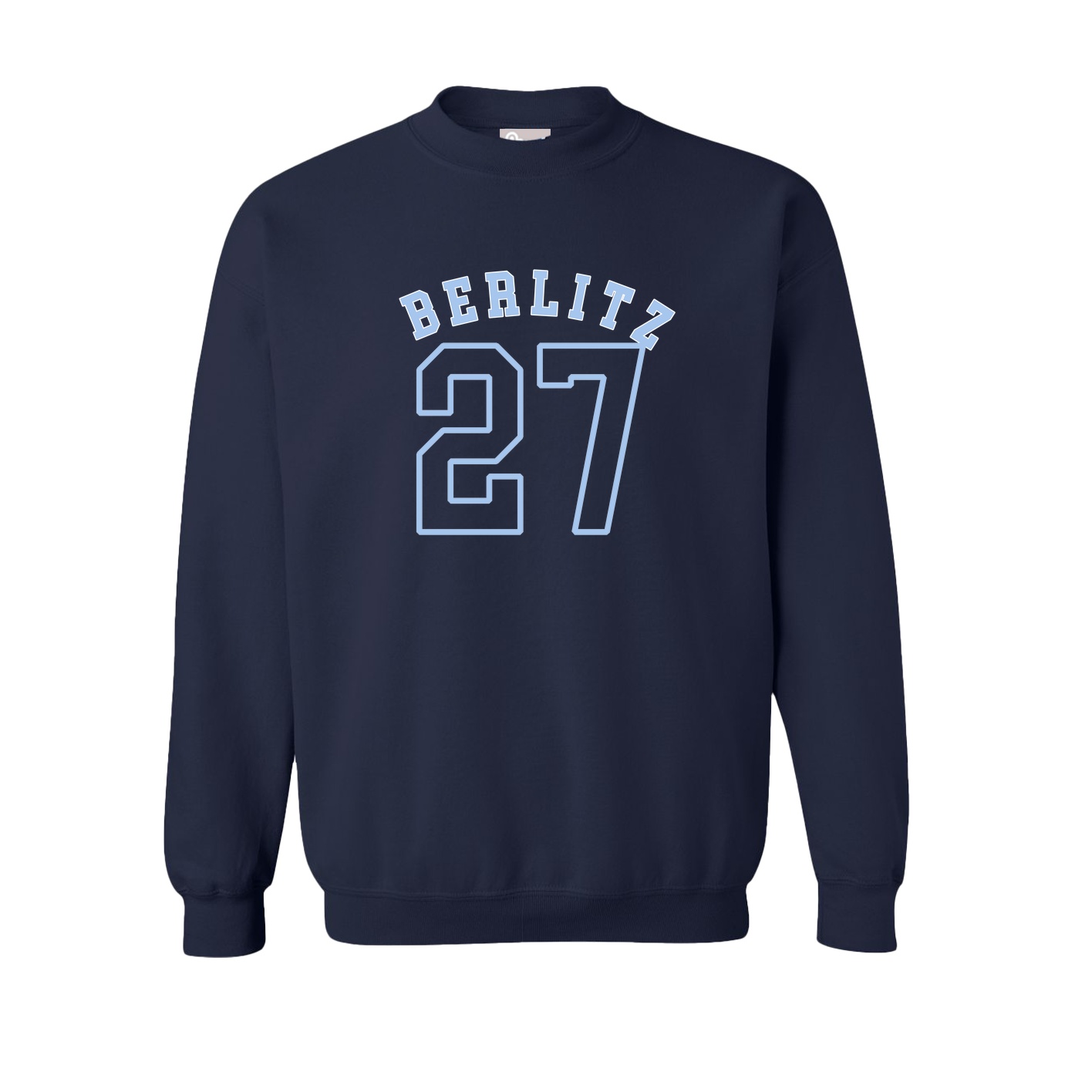 Fleece Crew — Shirsey Arch in Navy