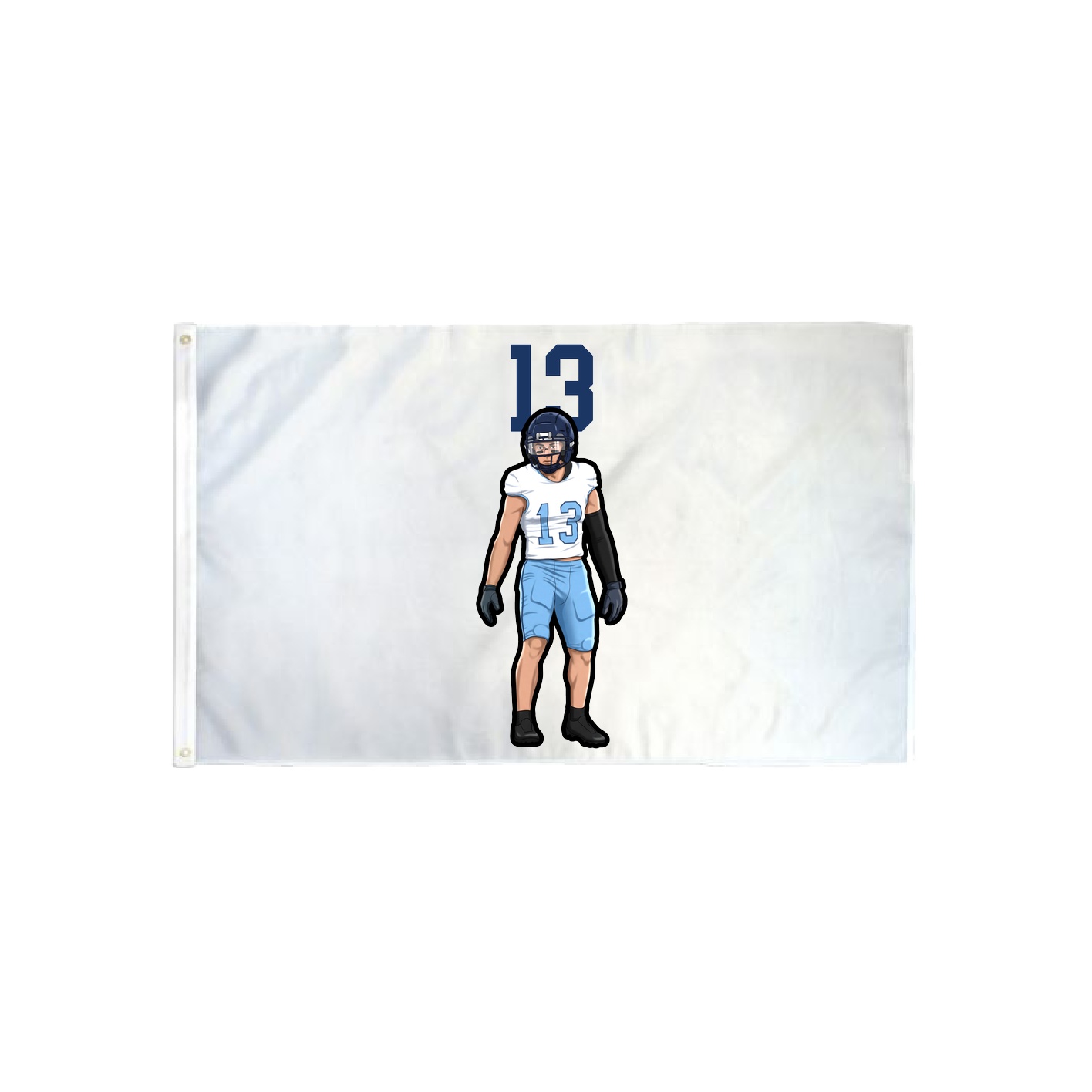 3x5 Flag — Number Top in Classic