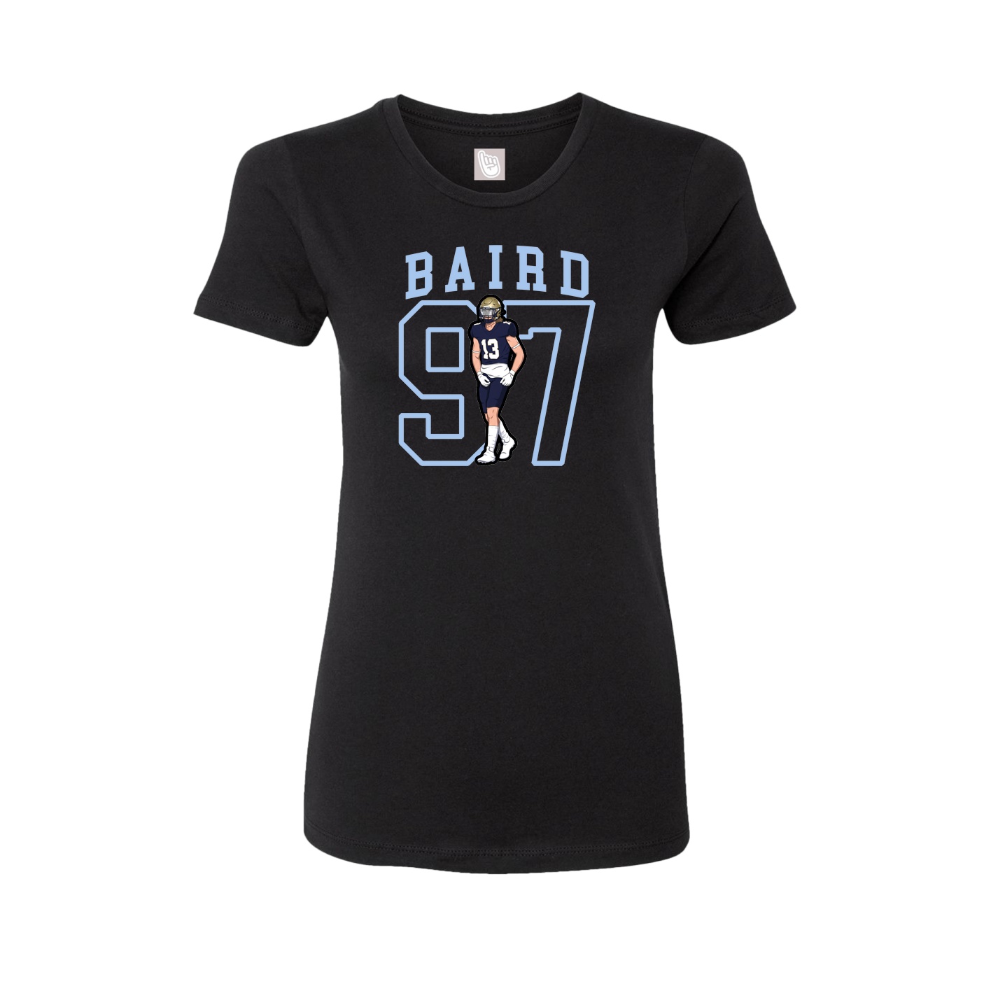 Fitted Women's Tee — Shirsey in Black