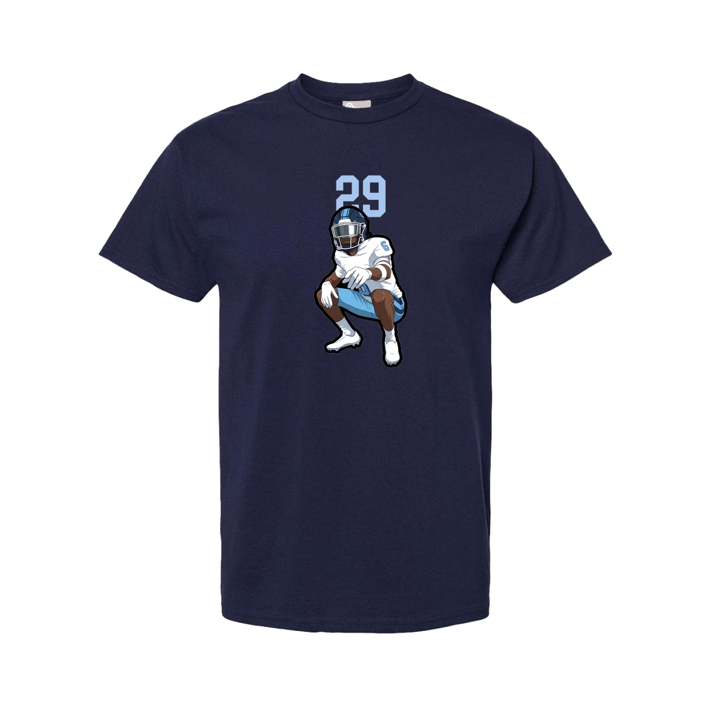 Youth Tee — Number Top in Navy