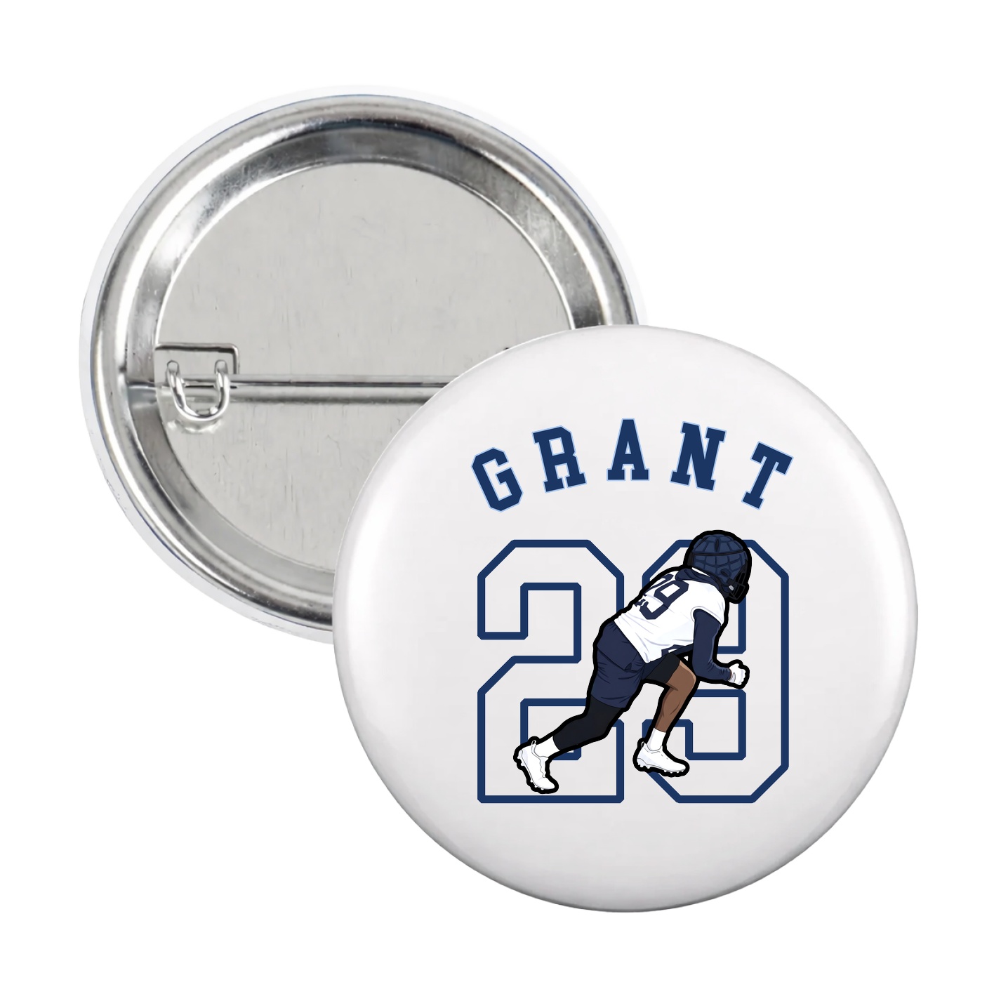 Game Day Button — Shirsey Arch in White