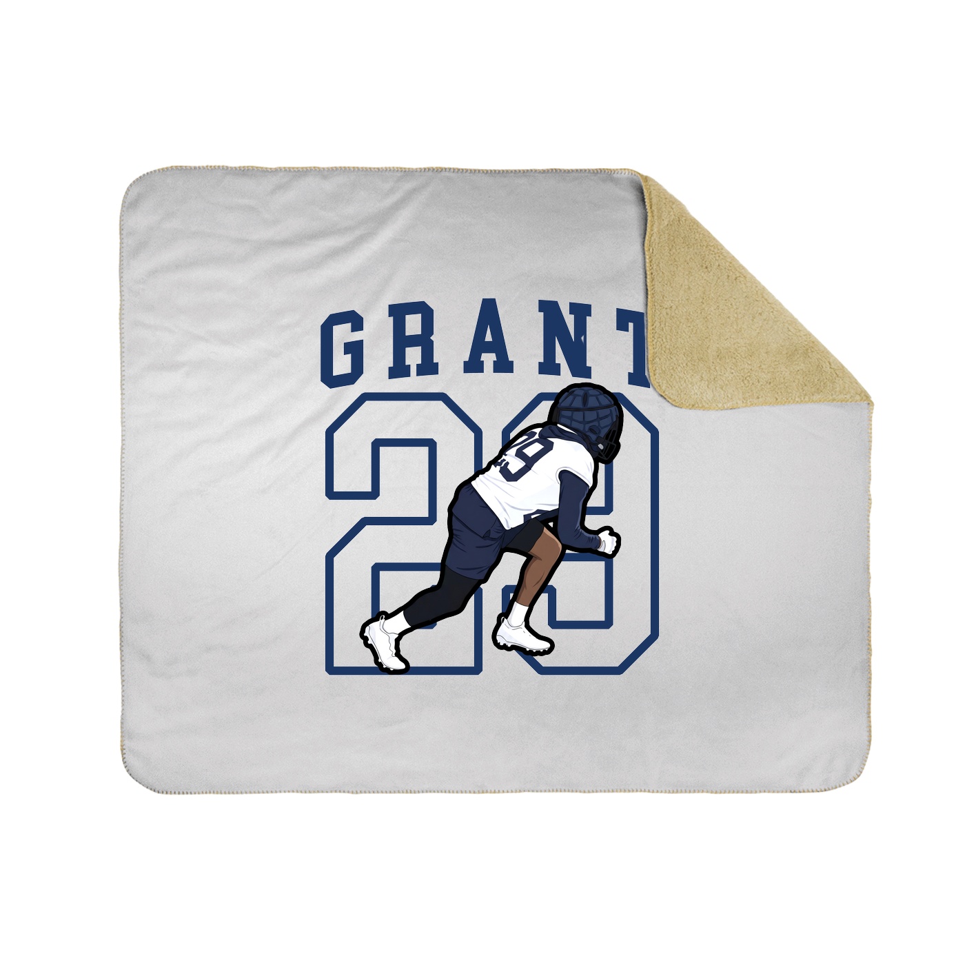 Throw Blanket — Shirsey in White