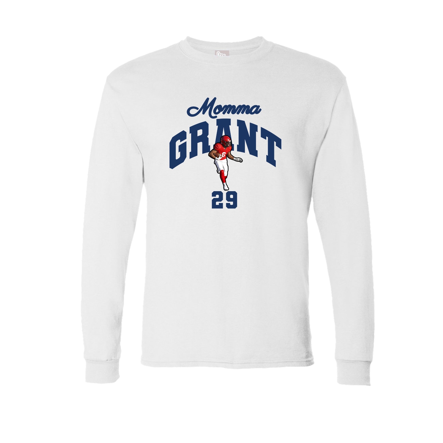 Long Sleeve Tee — Mothers Day Arch in White