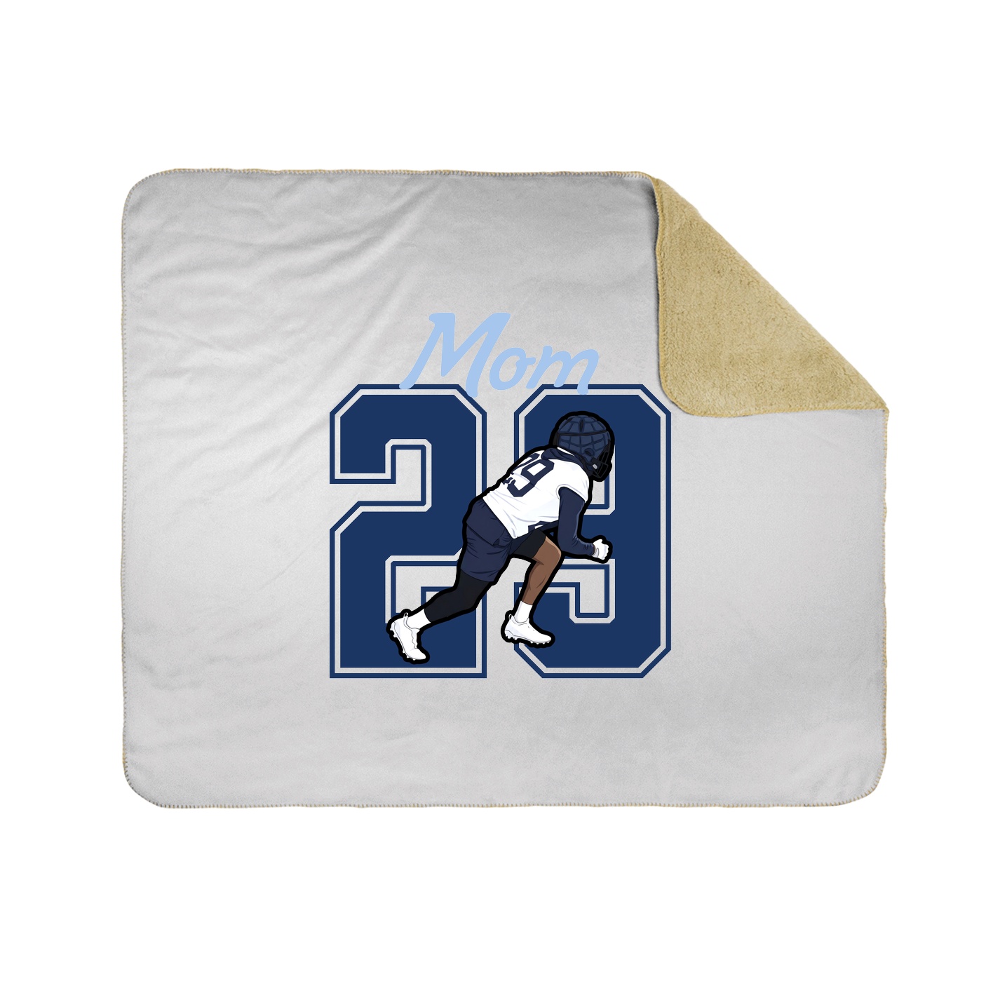 Throw Blanket — Mothers Day Shirsey in White
