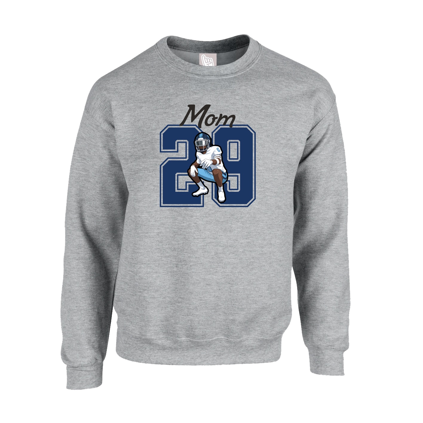 Fleece Crew — Mothers Day Shirsey in Grey