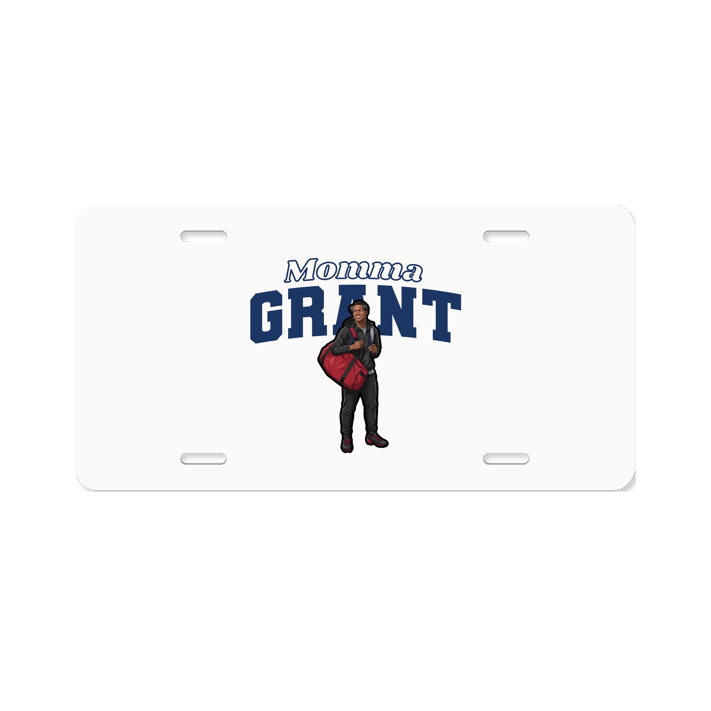 License Plate — Mothers Day Block in Classic