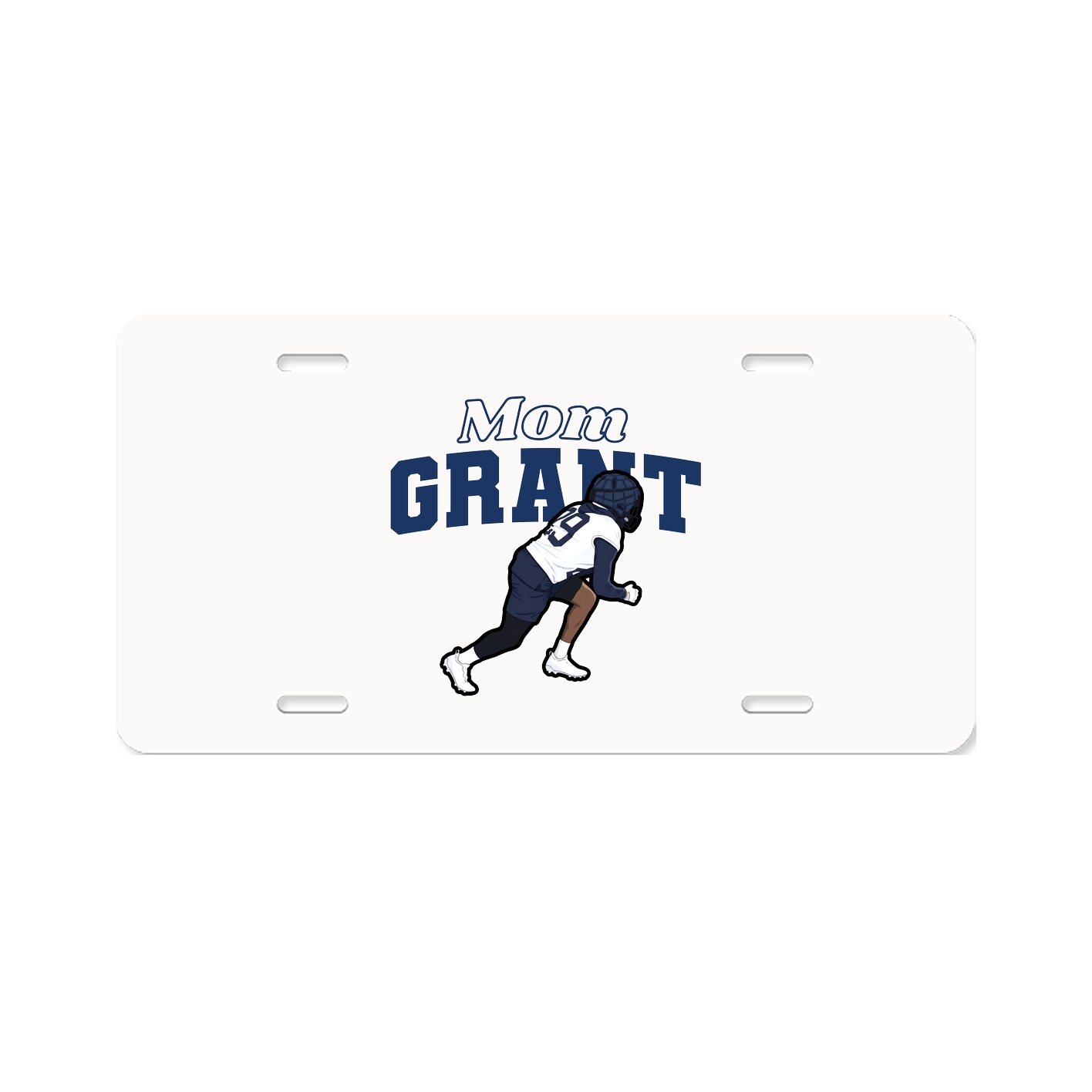 License Plate — Mothers Day Block in Classic