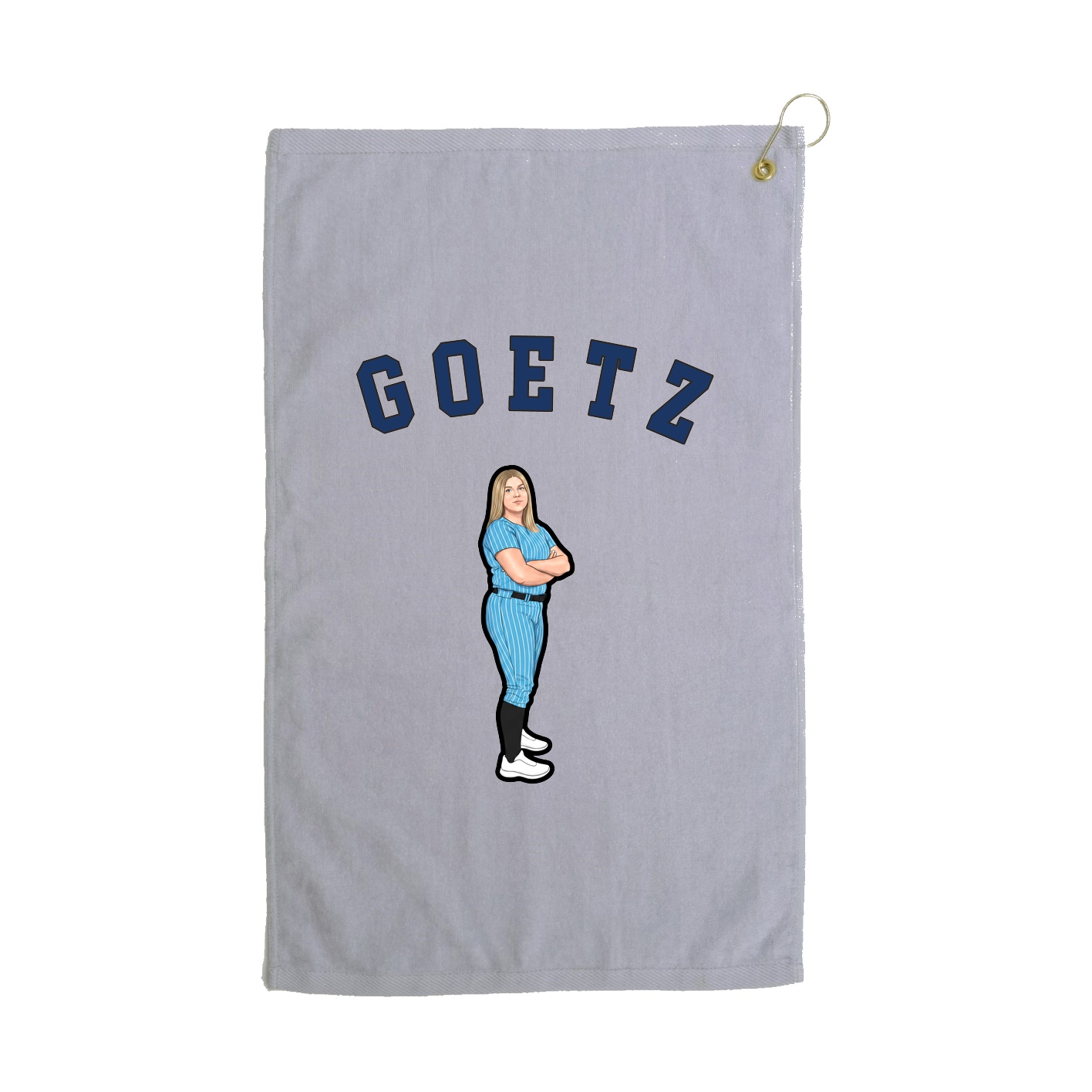 Golf Towel — Shirsey Arch in Grey