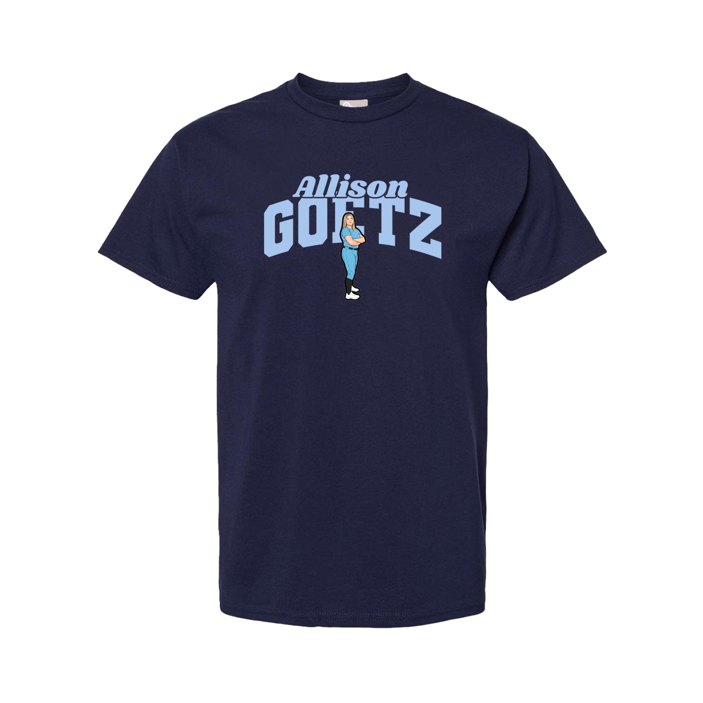Youth Tee — Signature Arch in Navy