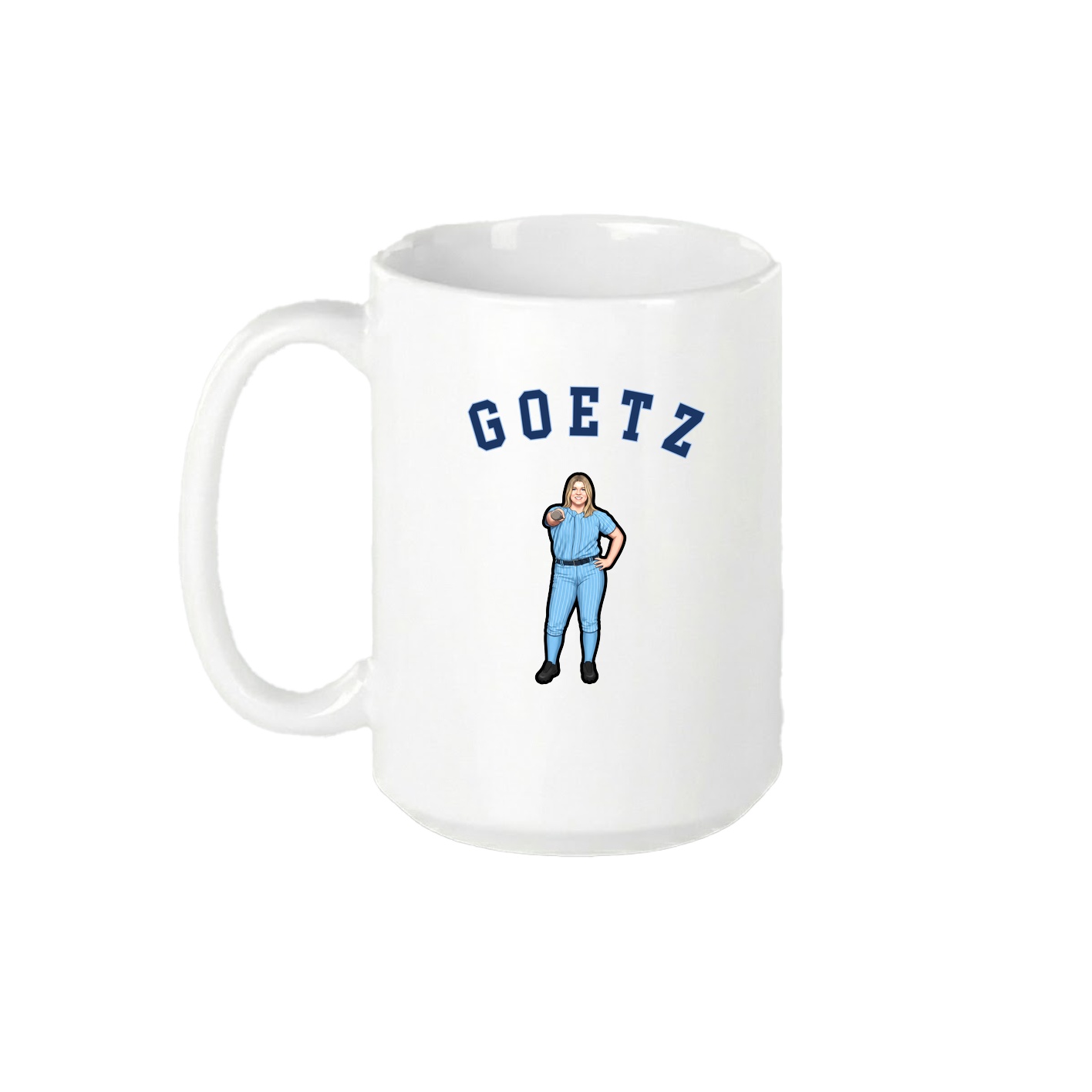 15oz Coffee Mug — Shirsey Arch in White