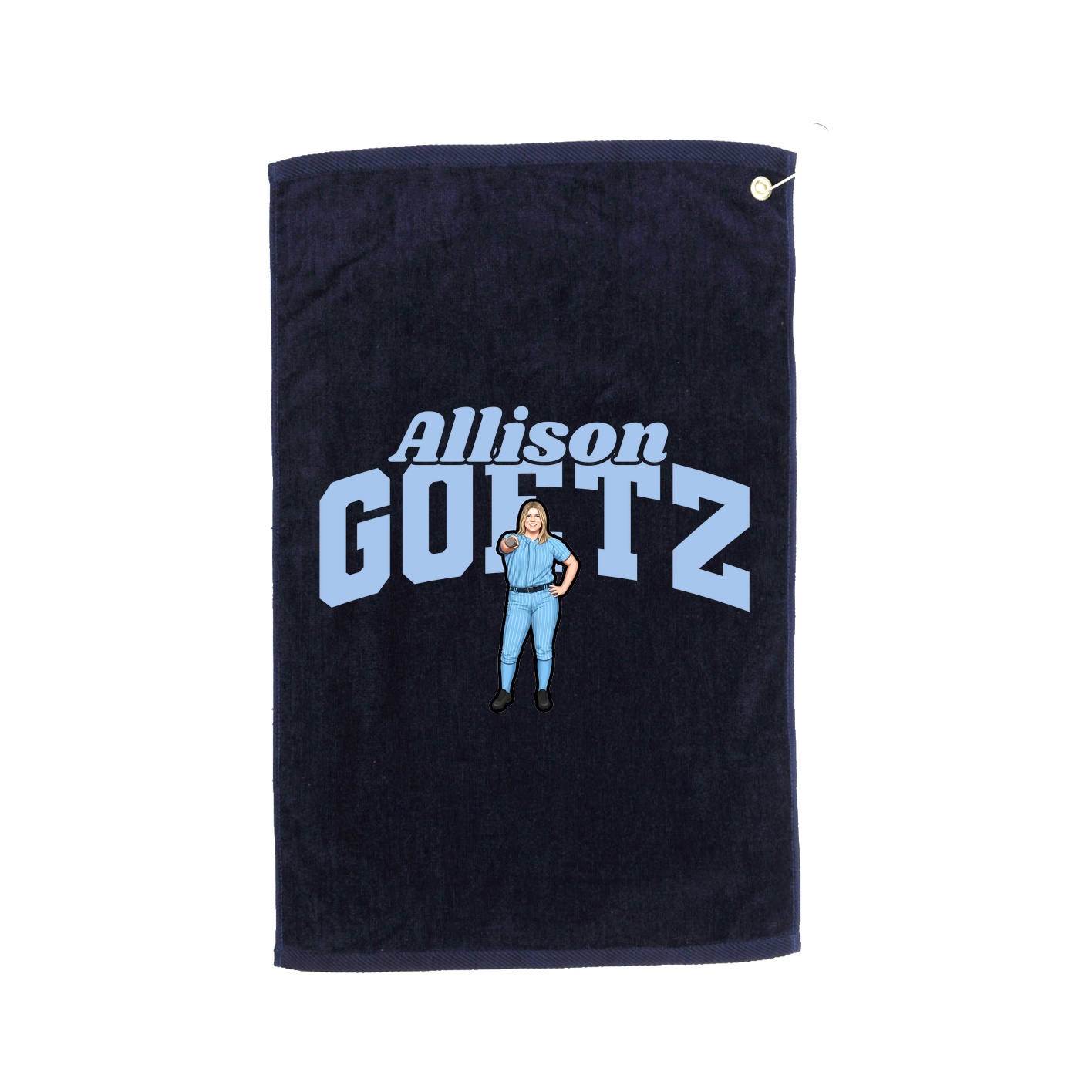 Golf Towel — Signature Arch in Navy
