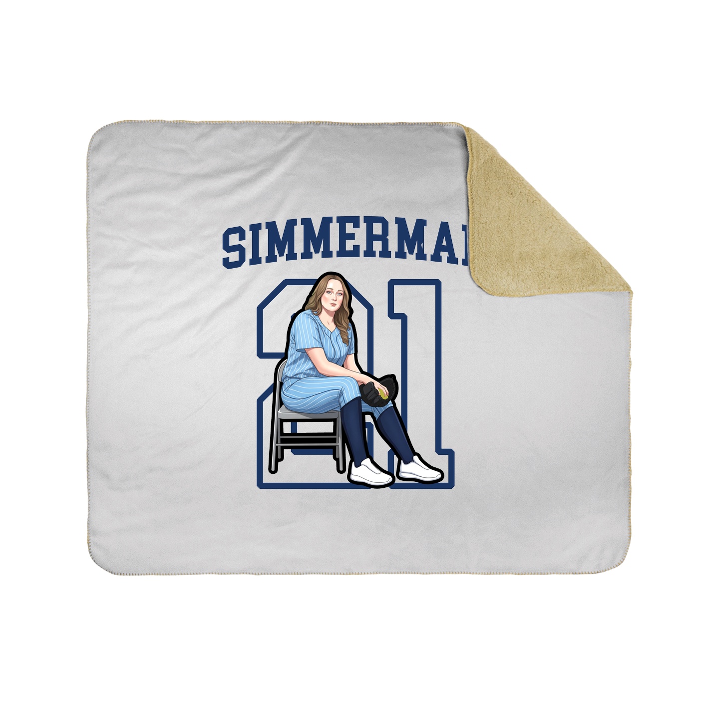 50x60 Sherpa Lined Throw Blanket