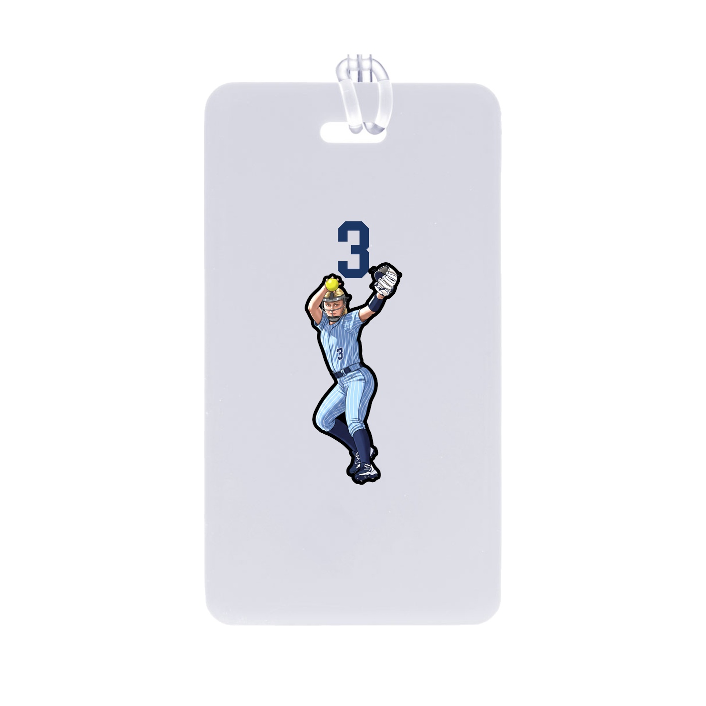 Bag Tag — Number Top in Classic