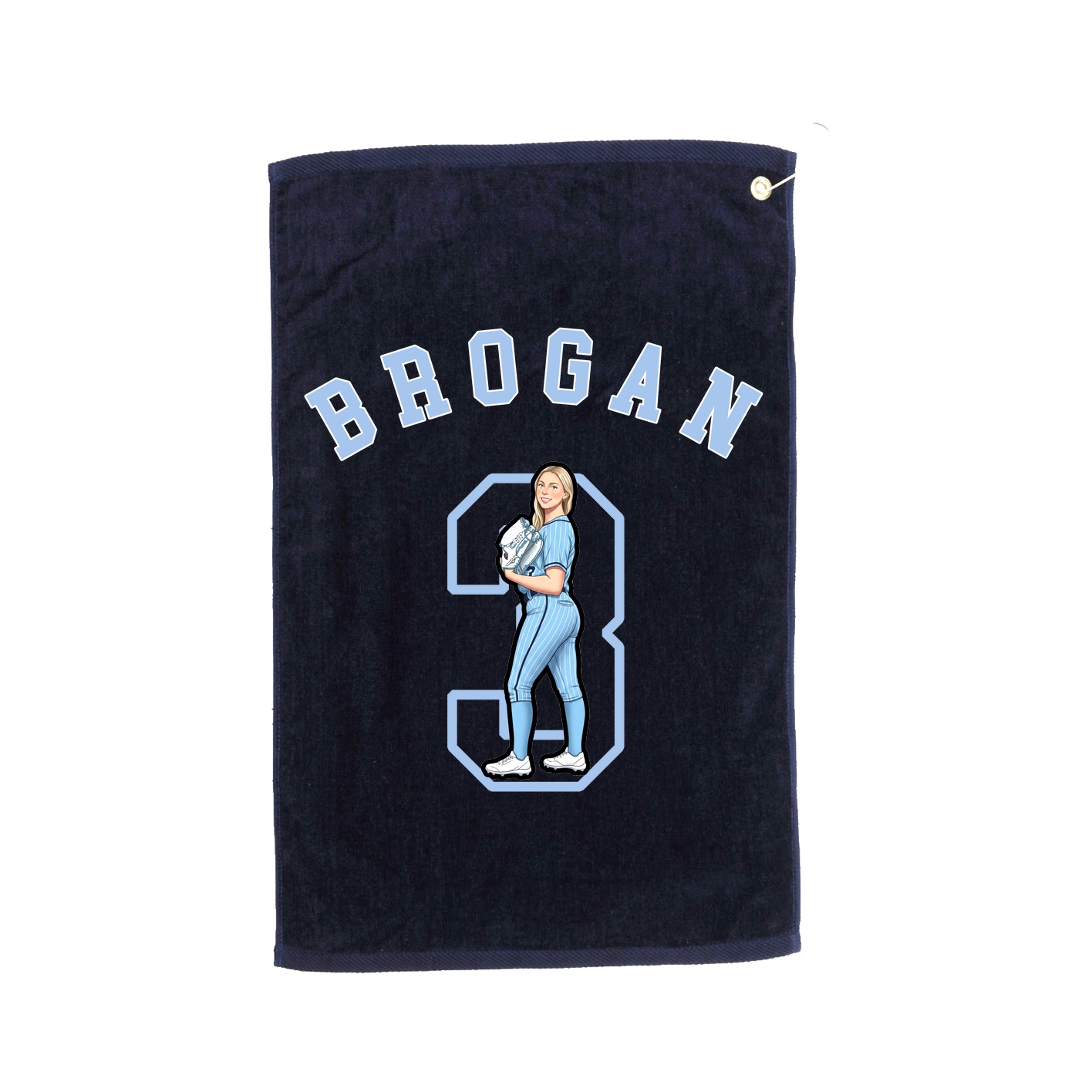 Golf Towel — Shirsey Arch in Navy