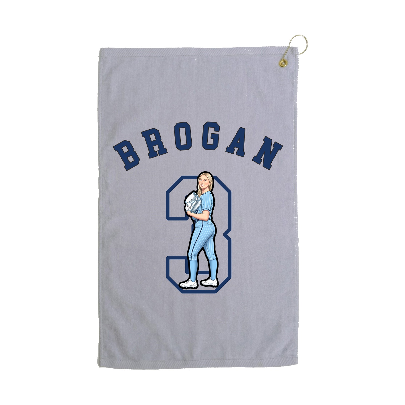 Golf Towel — Shirsey Arch in Grey