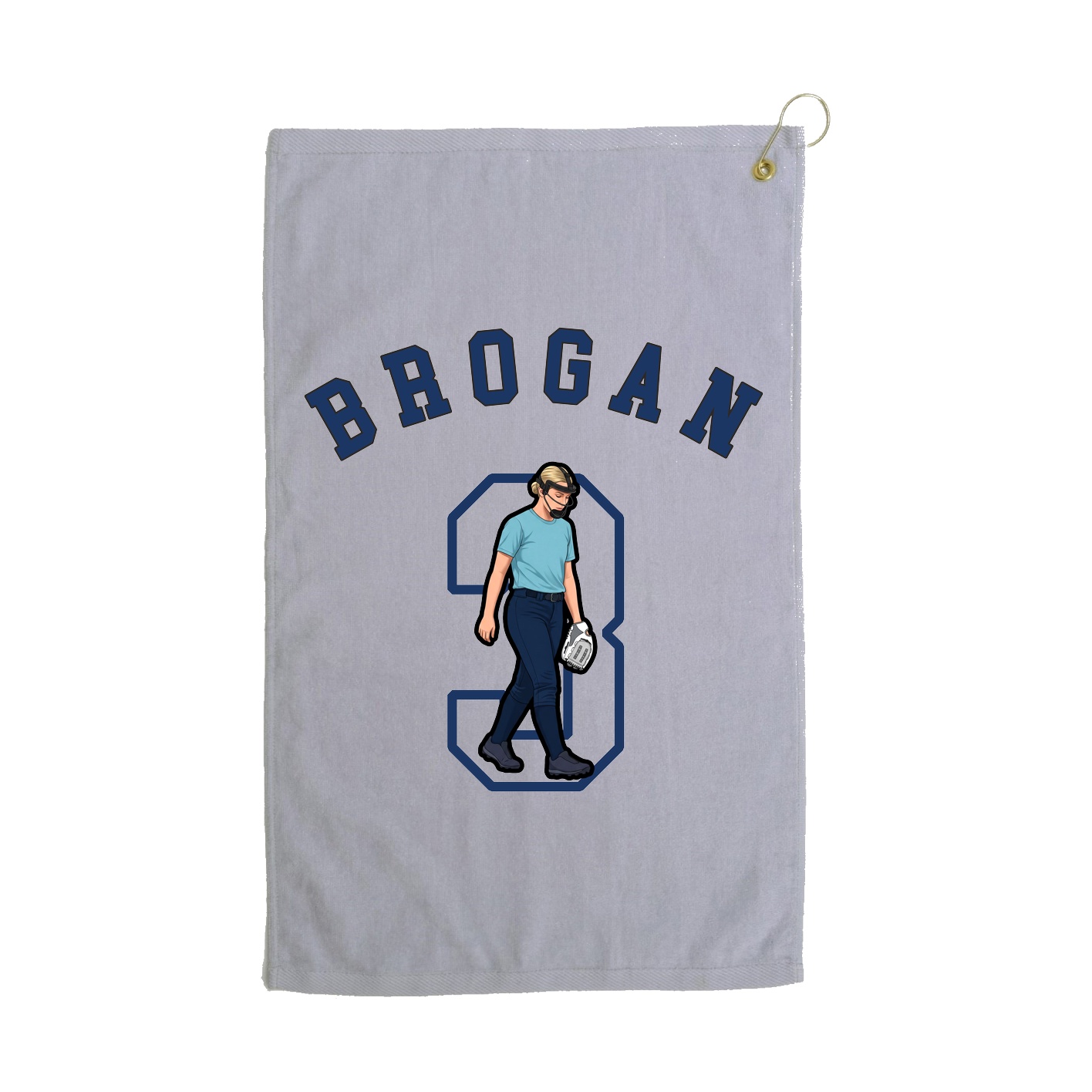 Golf Towel — Shirsey Arch in Grey