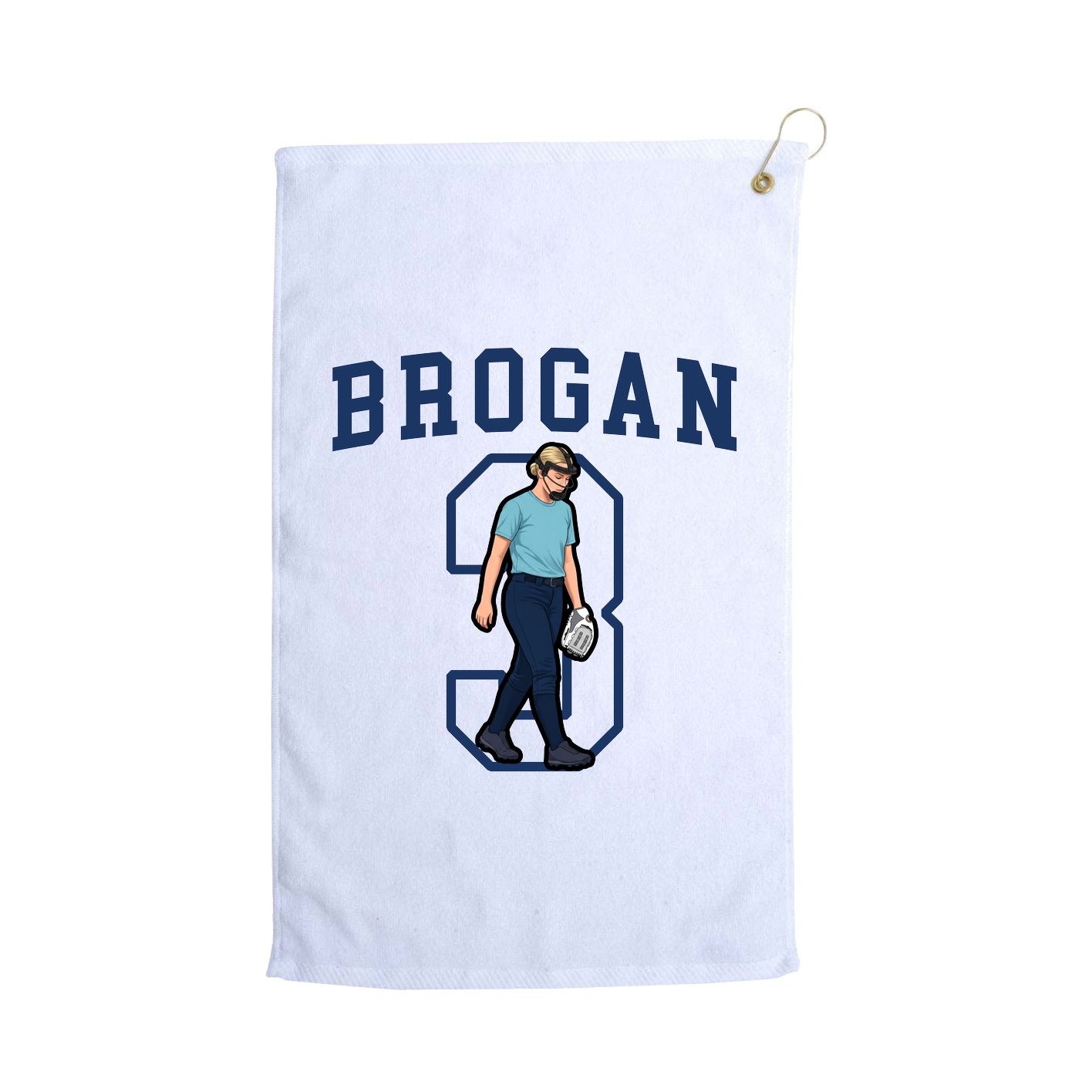 Golf Towel — Shirsey in White