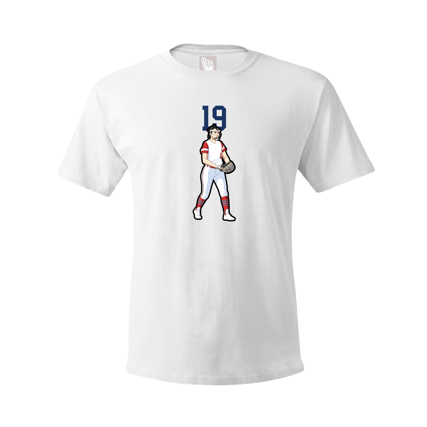Tee — Number Top in White