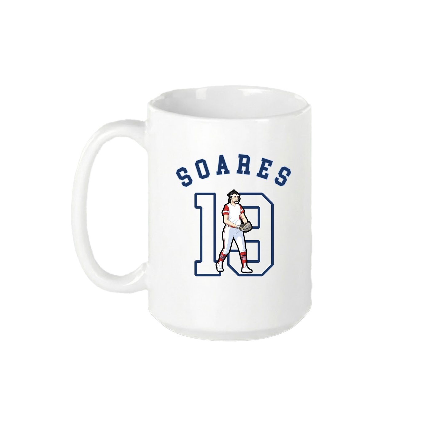 15oz Coffee Mug — Shirsey Arch in White