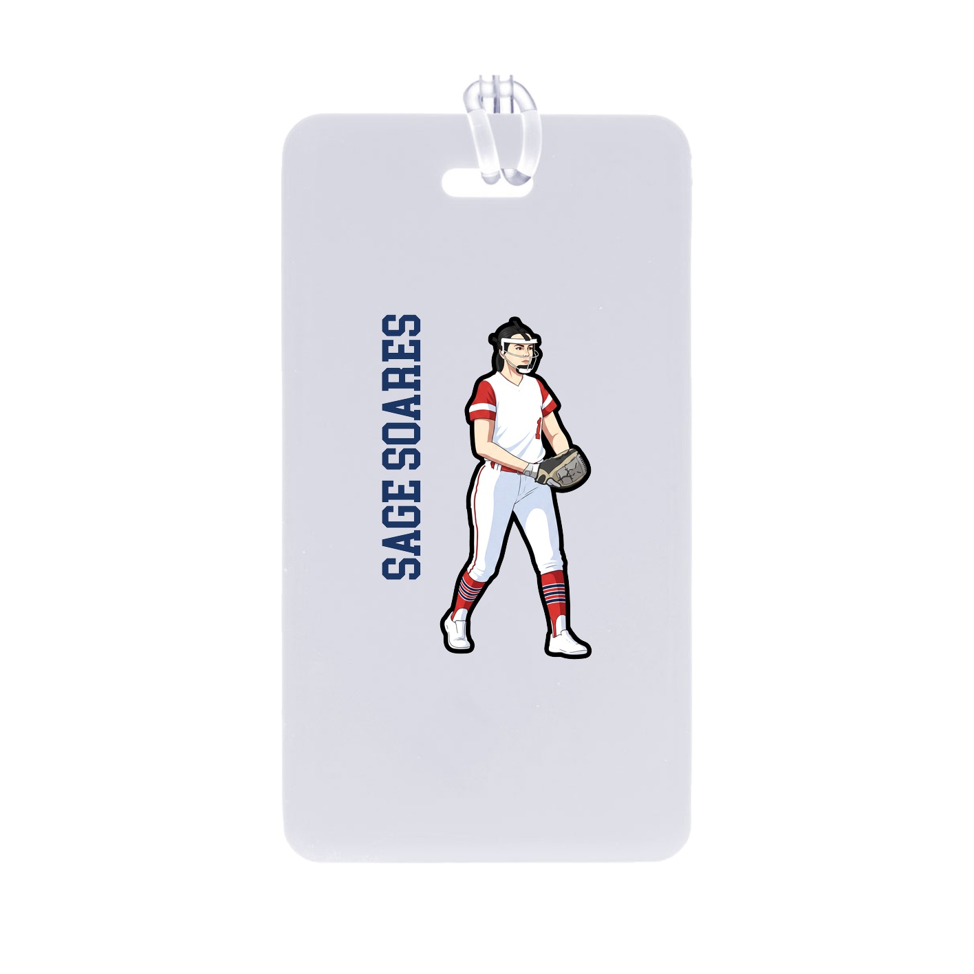Bag Tag — Name Vertical in Classic