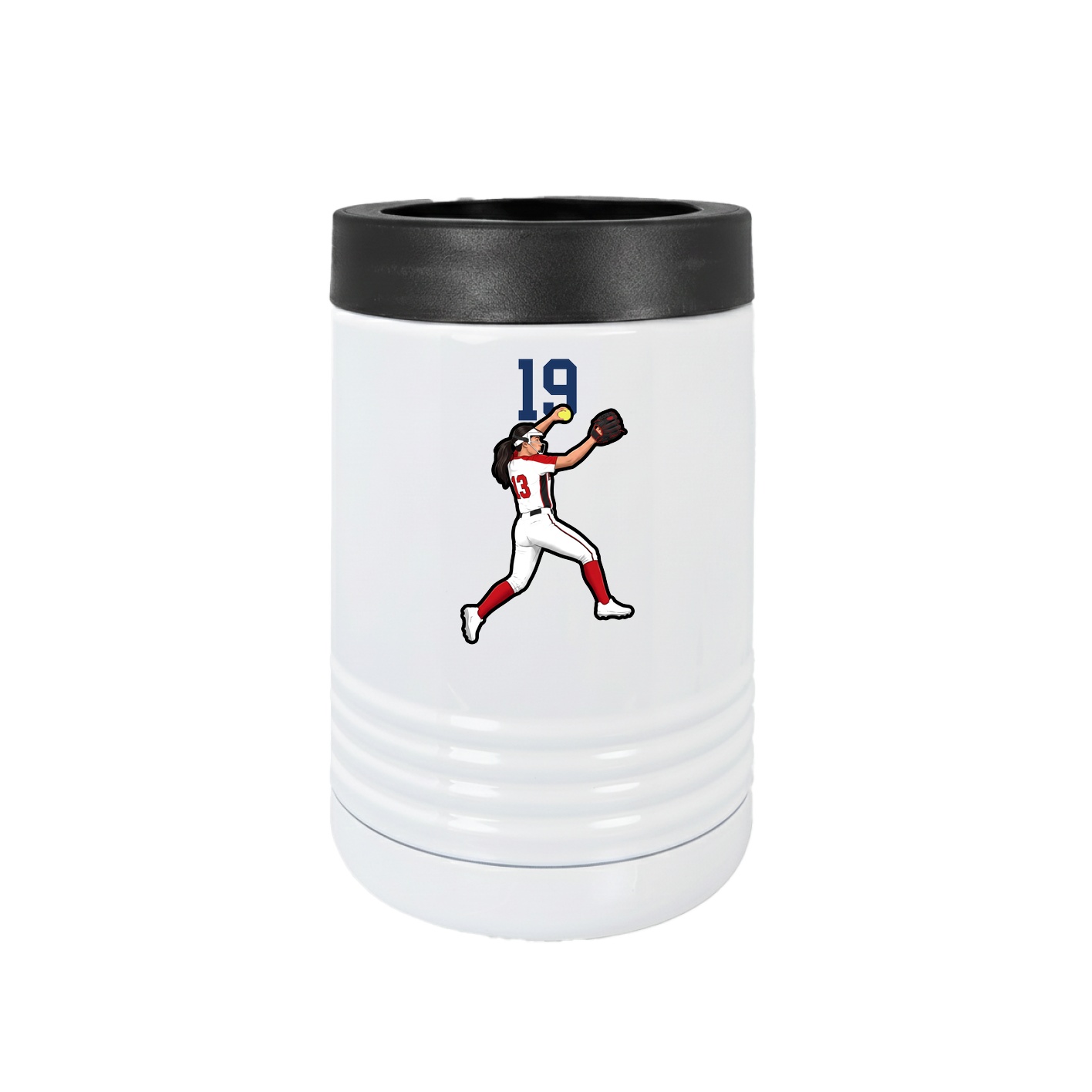 Beverage Holder — Number Top in White