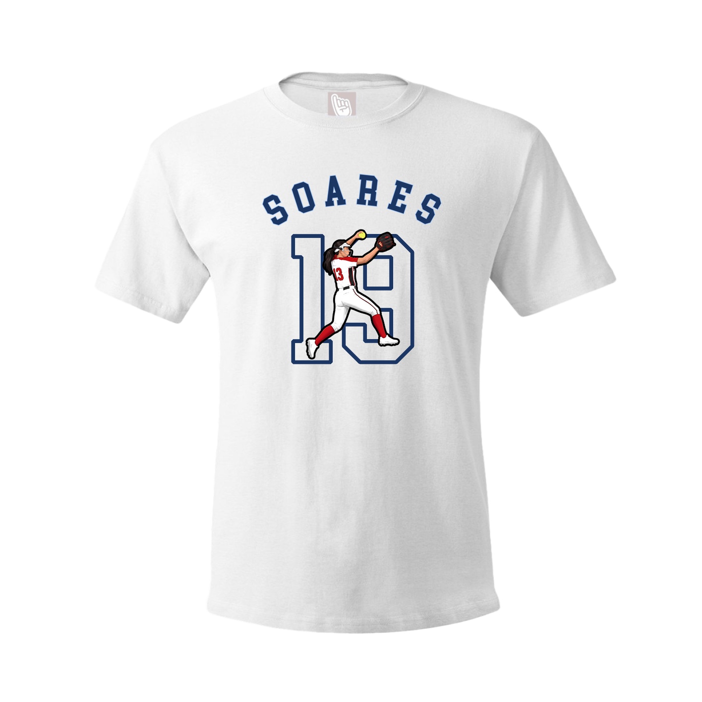 Youth Tee — Shirsey Arch in White