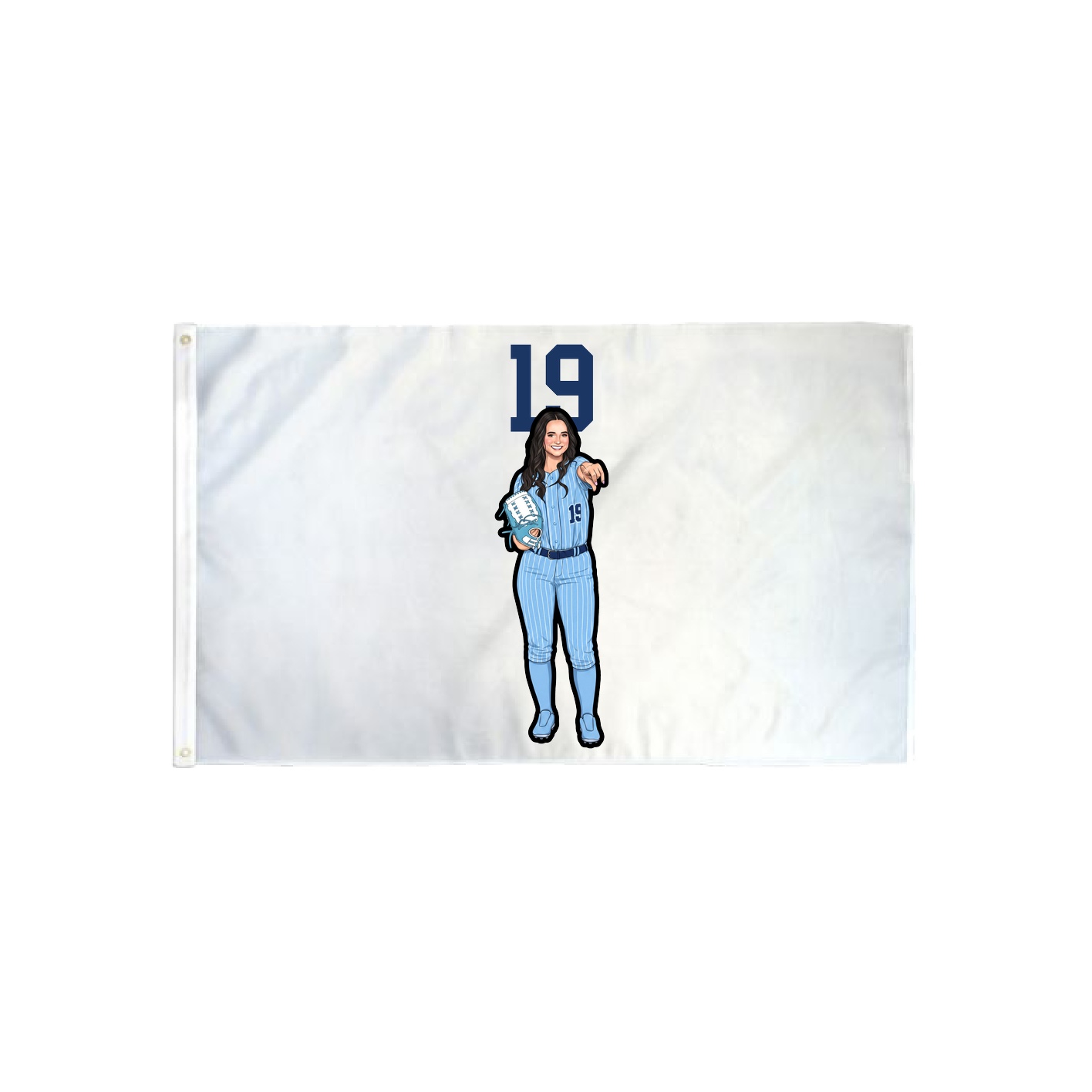 3x5 Flag — Number Top in Classic