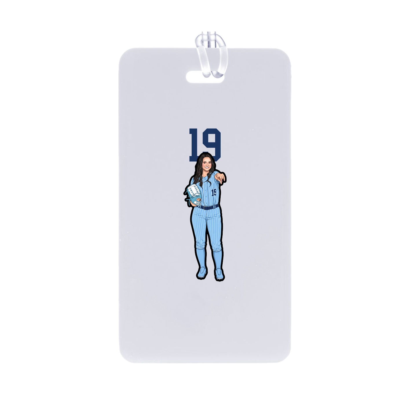 Bag Tag — Number Top in Classic