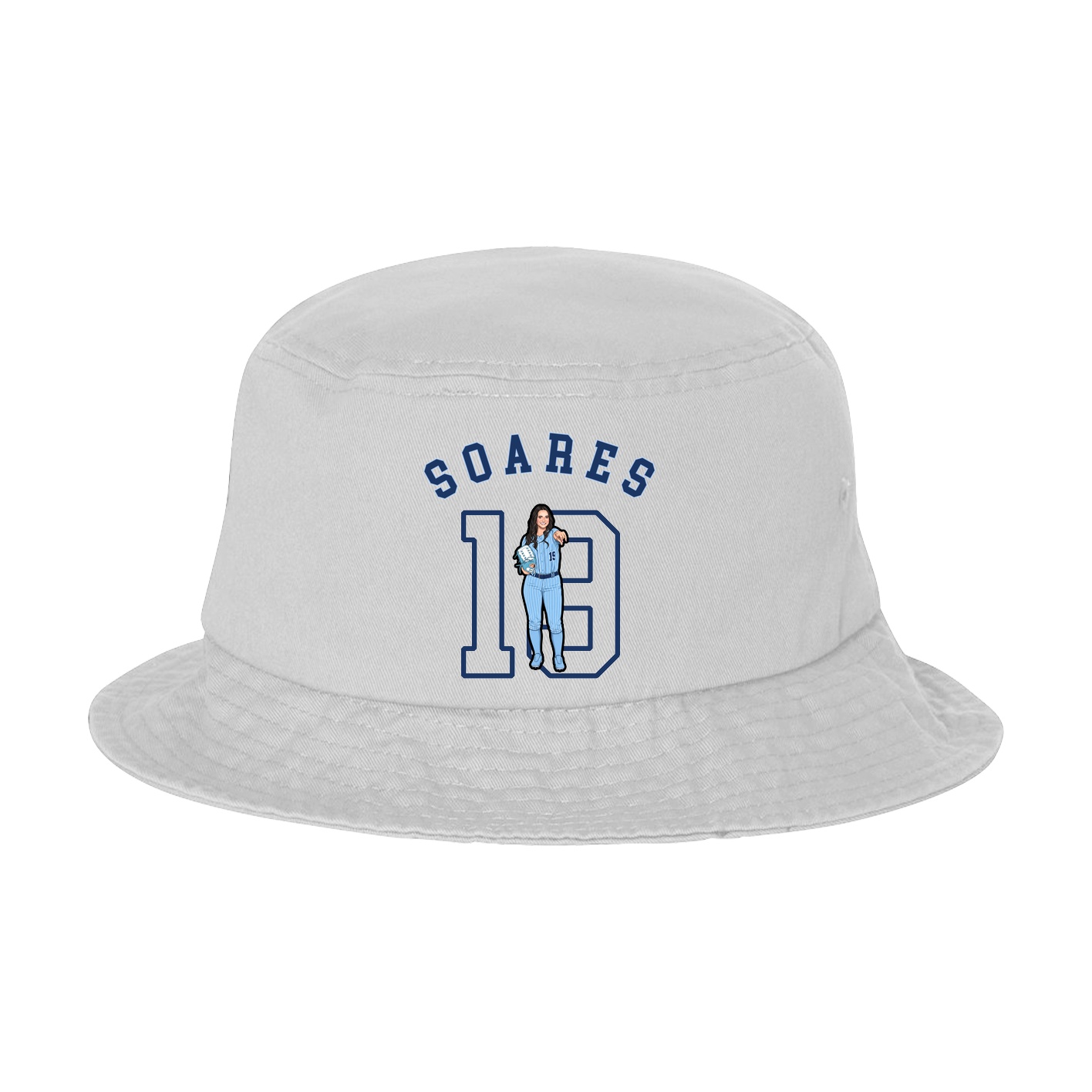 Bucket Cap — Shirsey Arch in White