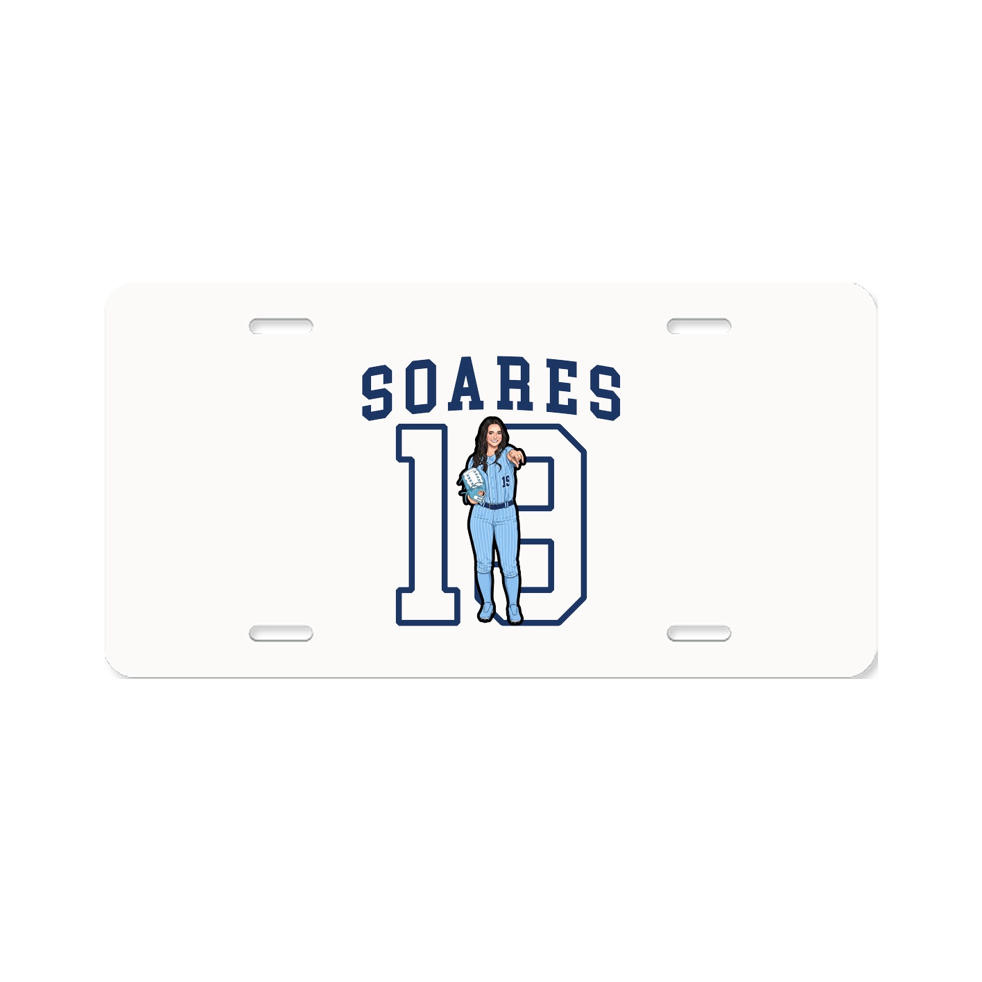 License Plate — Shirsey in Classic