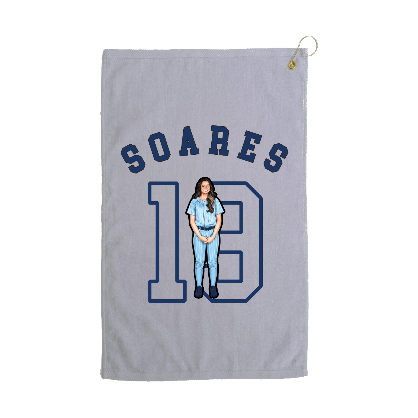 Golf Towel — Shirsey Arch in Grey