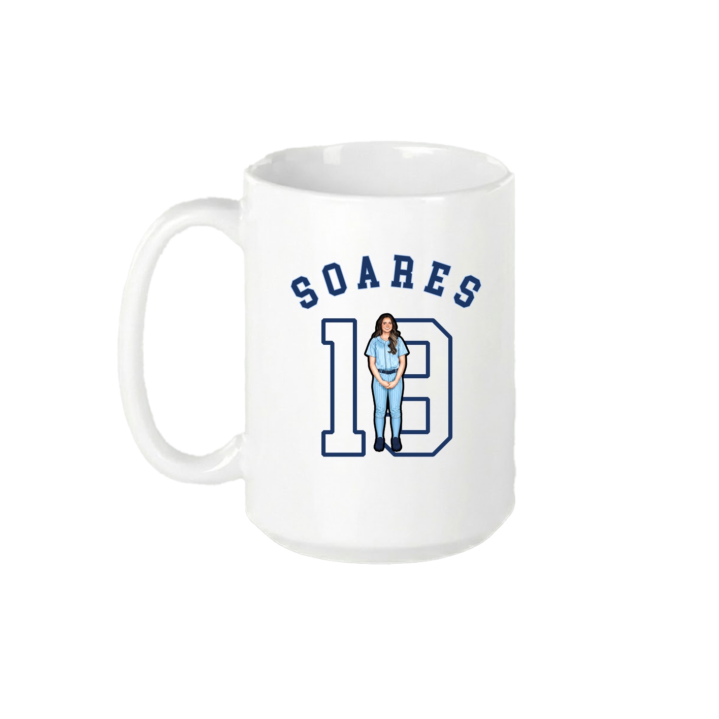 15oz Coffee Mug — Shirsey Arch in White
