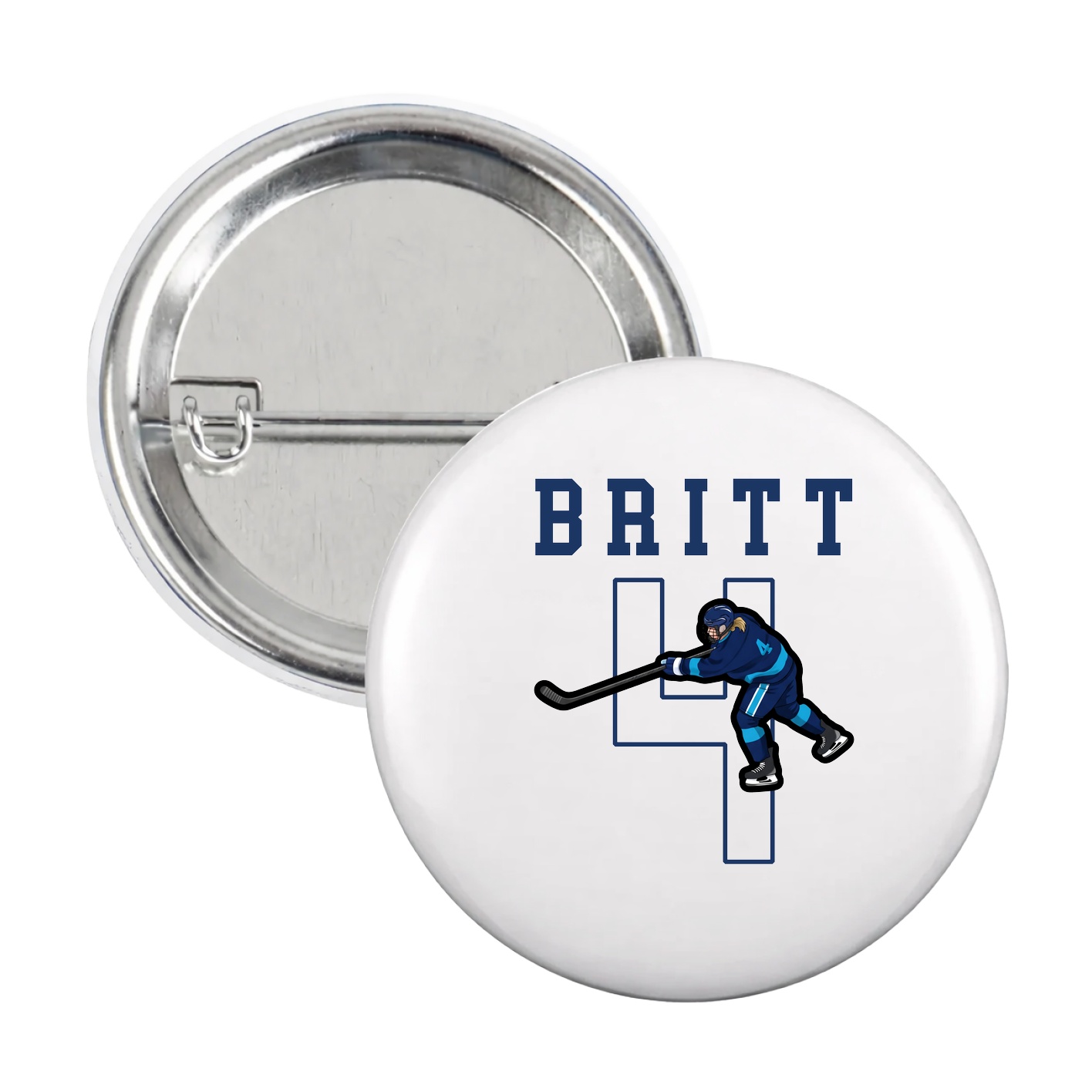 Game Day Button — Shirsey in White
