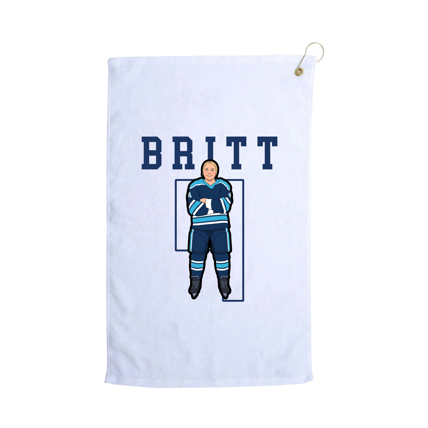 Golf Towel — Shirsey in White