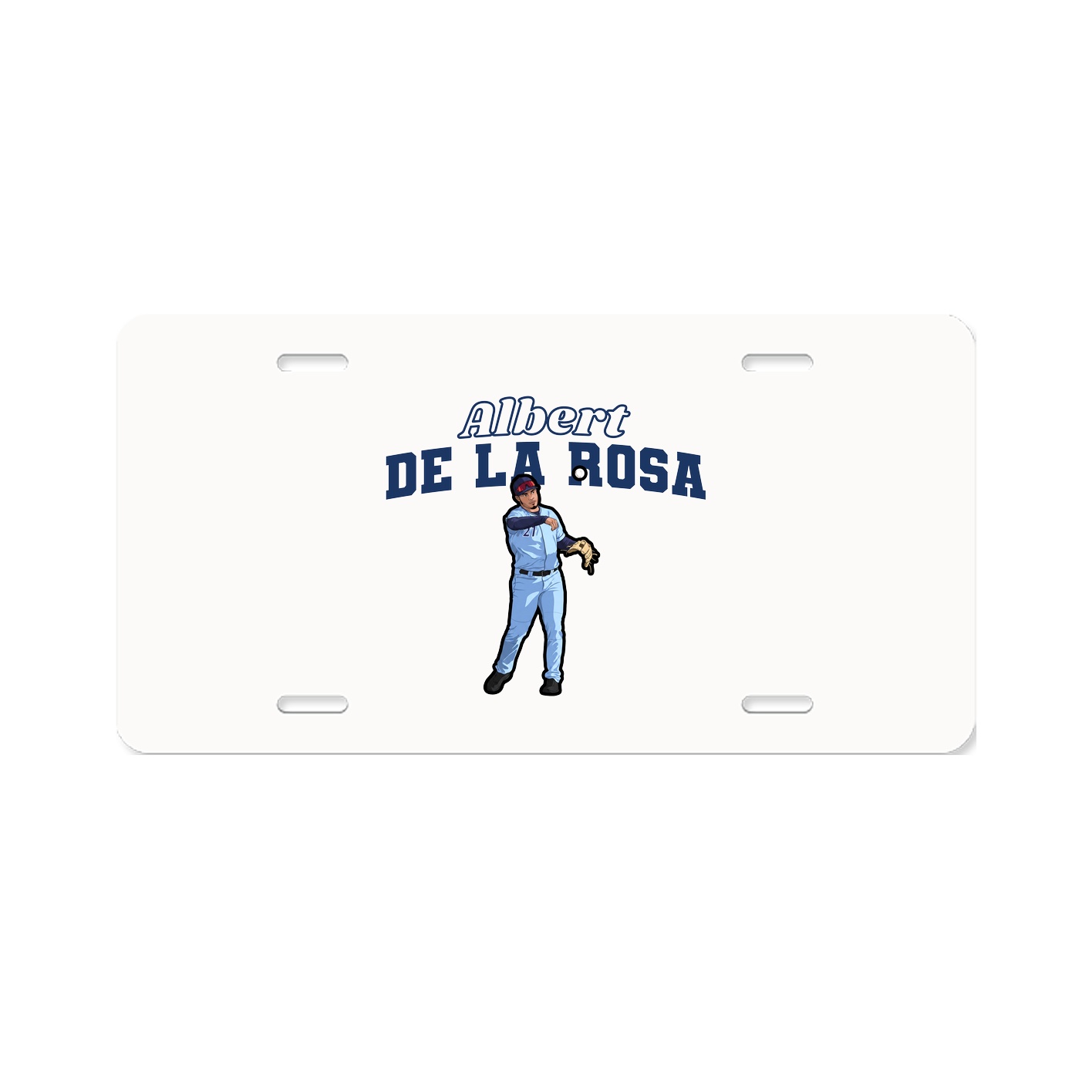 License Plate — Name Arch in Classic