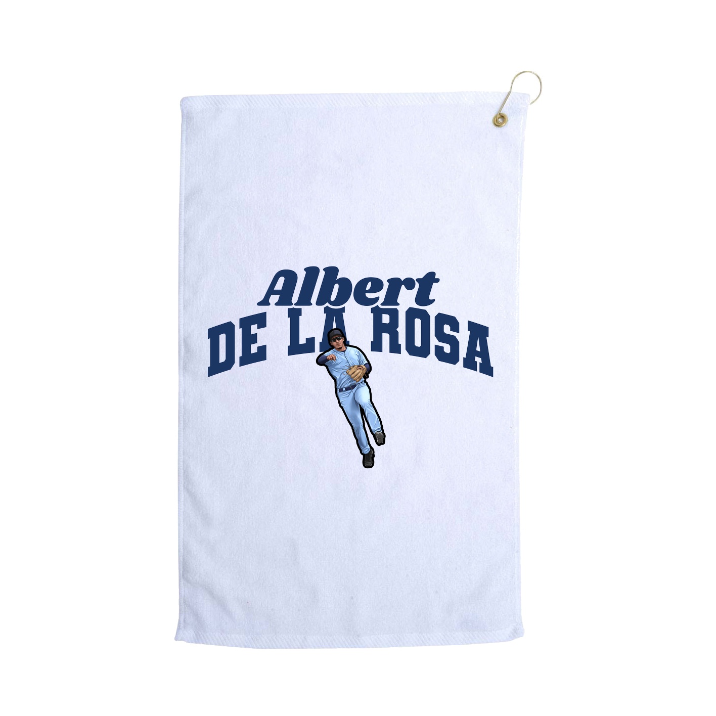 Golf Towel — Signature Arch in White