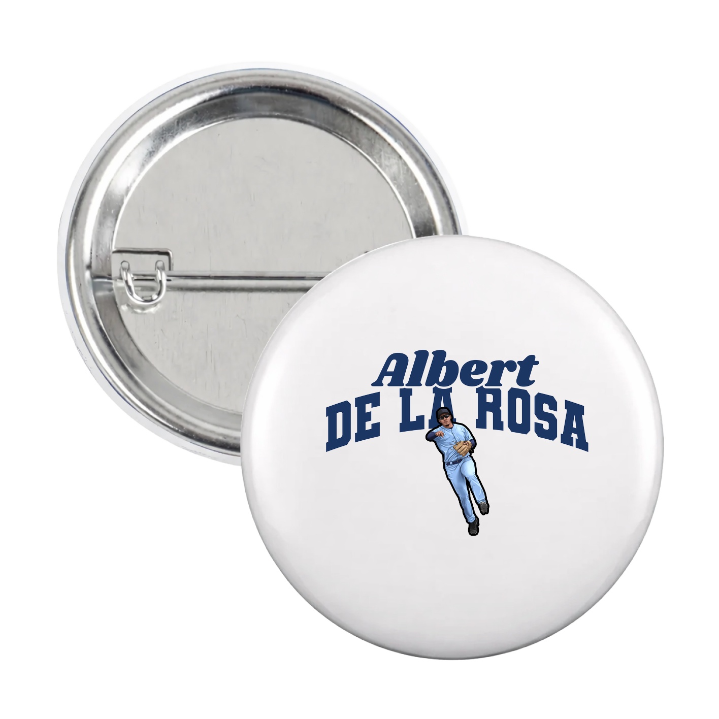 Game Day Button — Signature Arch in White