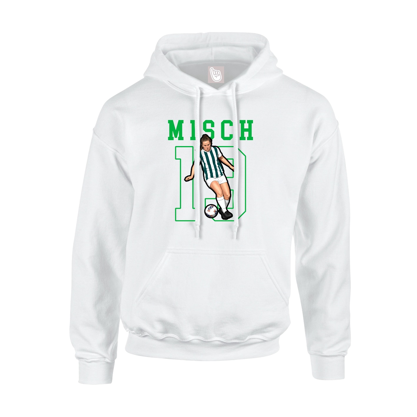 Hoodie — Shirsey in White
