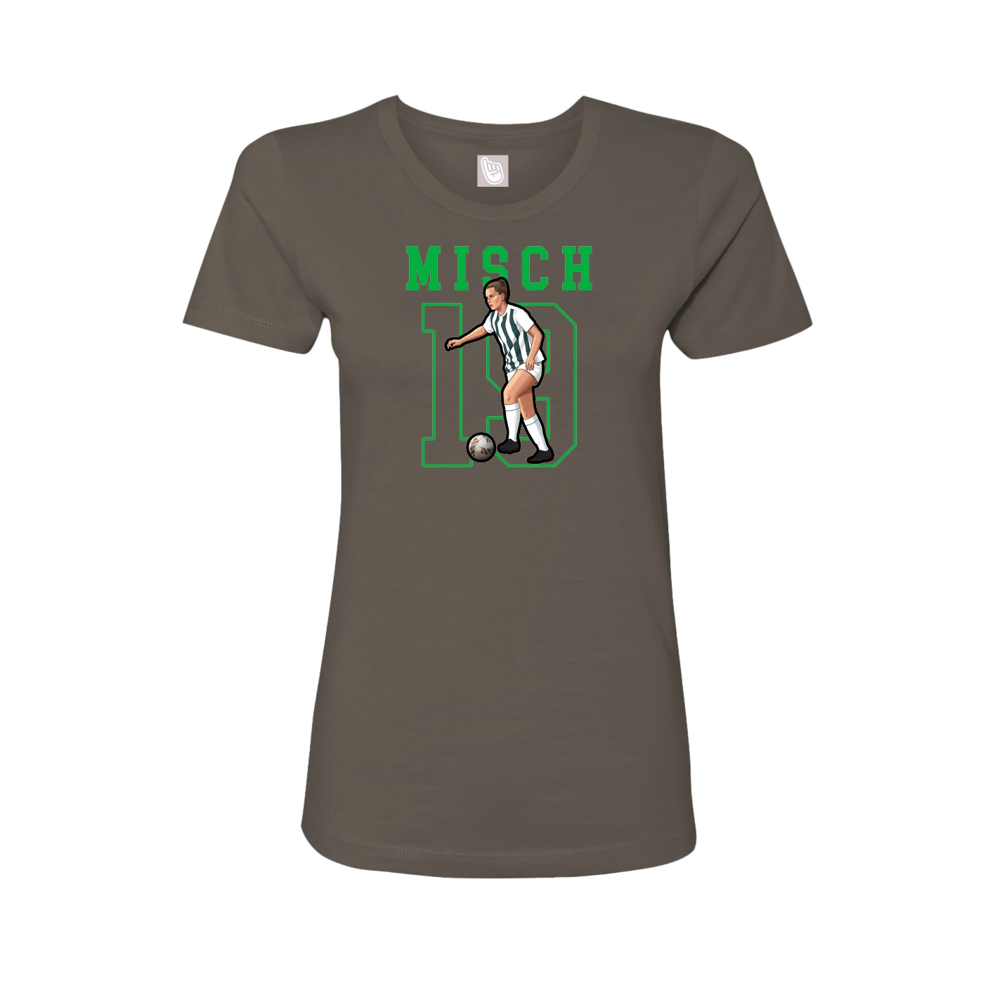 Fitted Women's Tee — Shirsey in Grey