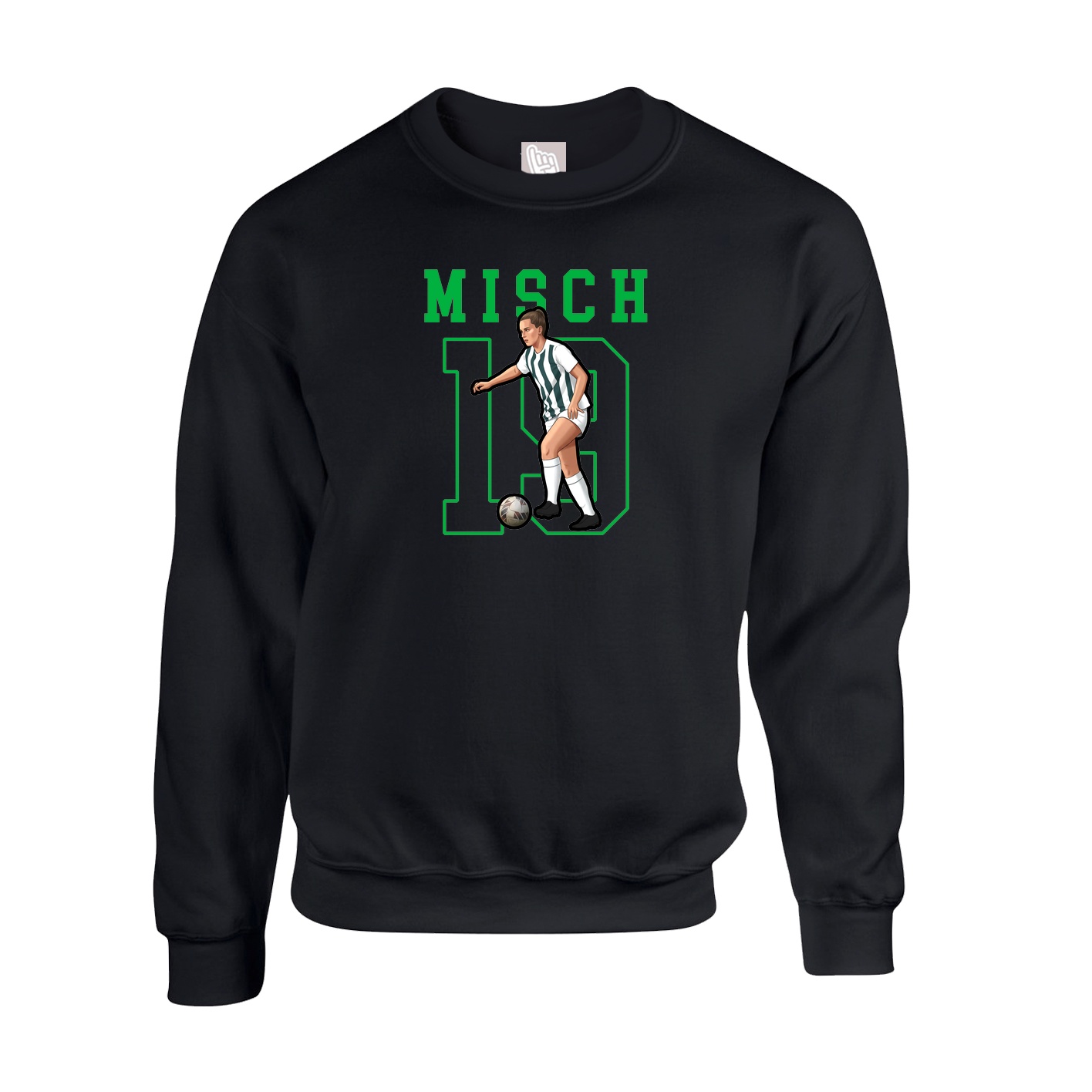Fleece Crew — Shirsey in Black