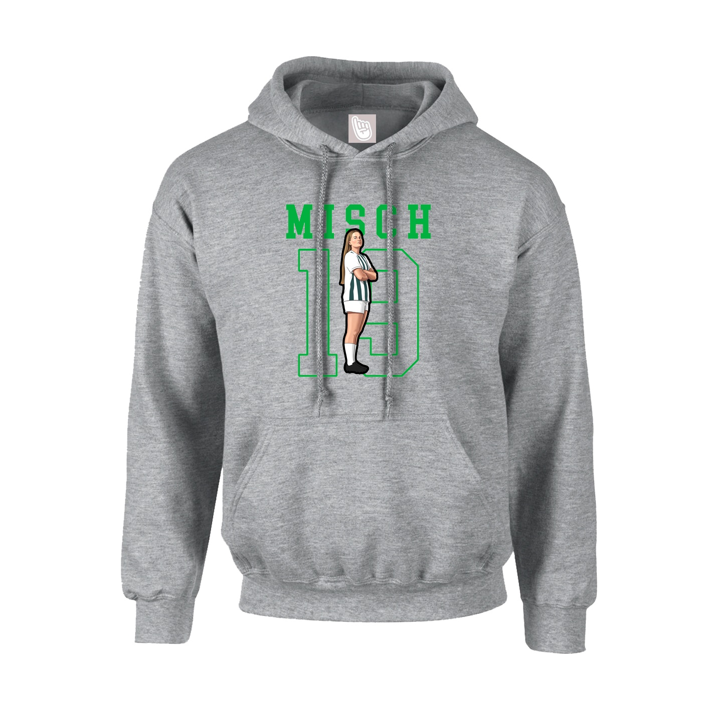 Hoodie — Shirsey in Grey