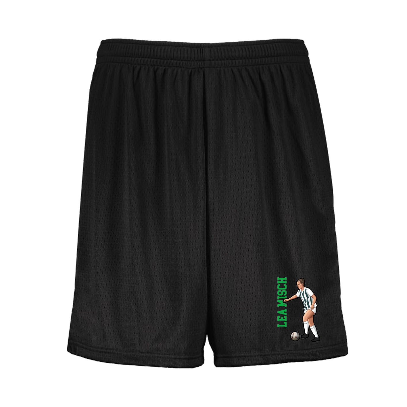 Shorts — Name Vertical in Black
